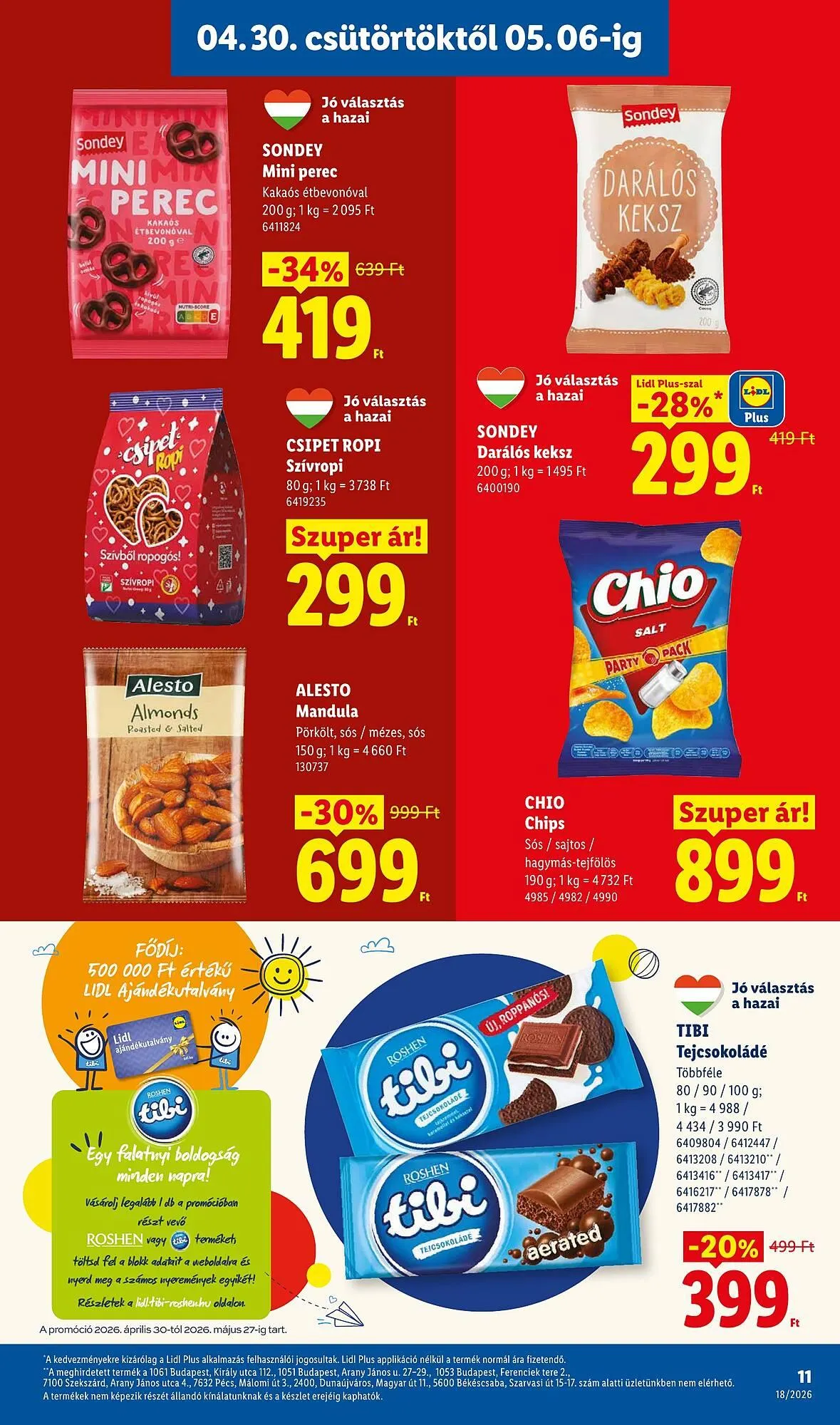 Katalógus Lidl akciós újság április 30.-tól május 6.-ig 2026. - Oldal 11
