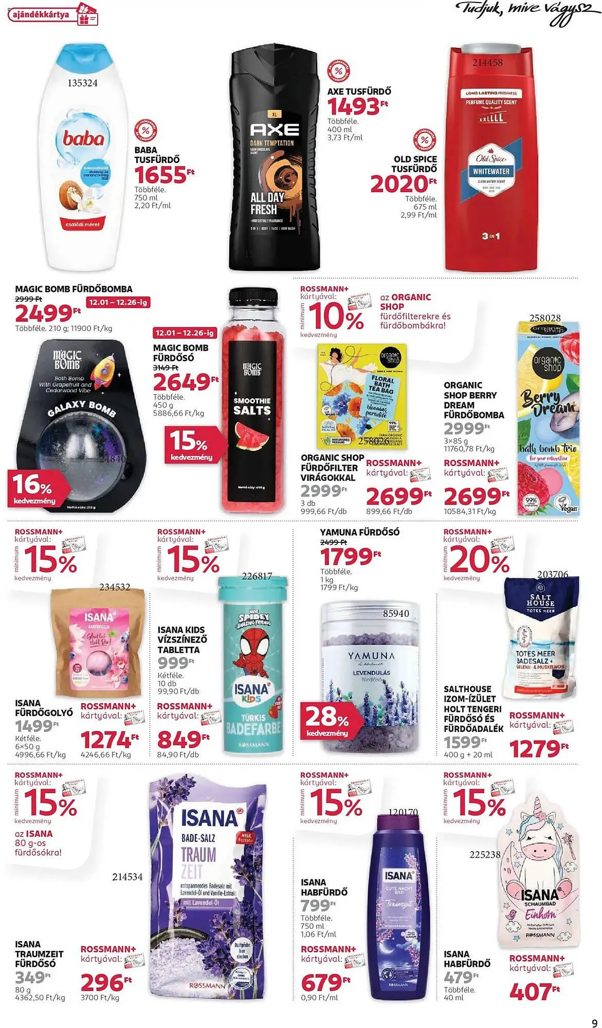 Katalógus Rossmann akciós újság december 1.-tól december 12.-ig 2025. - Oldal 9