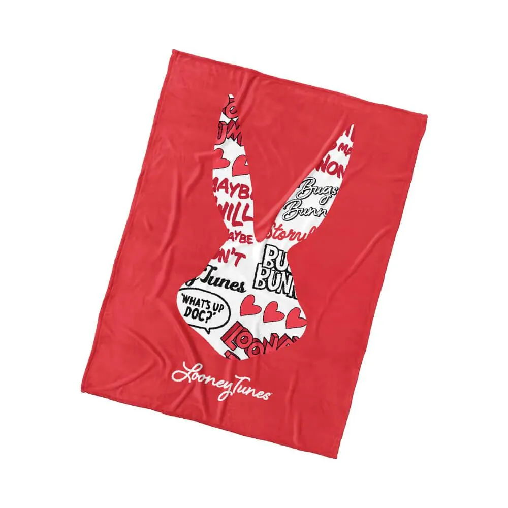Mikroplüss takaró Bugs Bunny Red Art