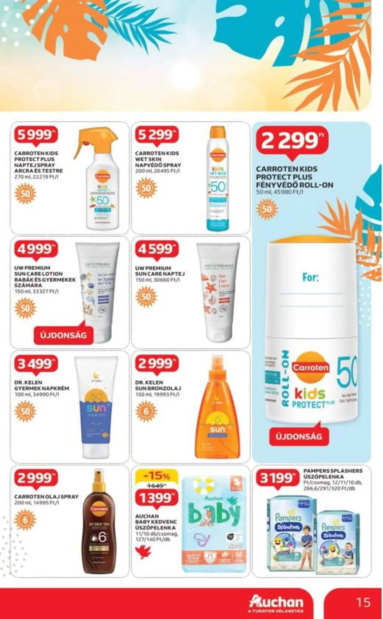 Katalógus Auchan akciós újság május 2.-tól május 28.-ig 2025. - Oldal 15