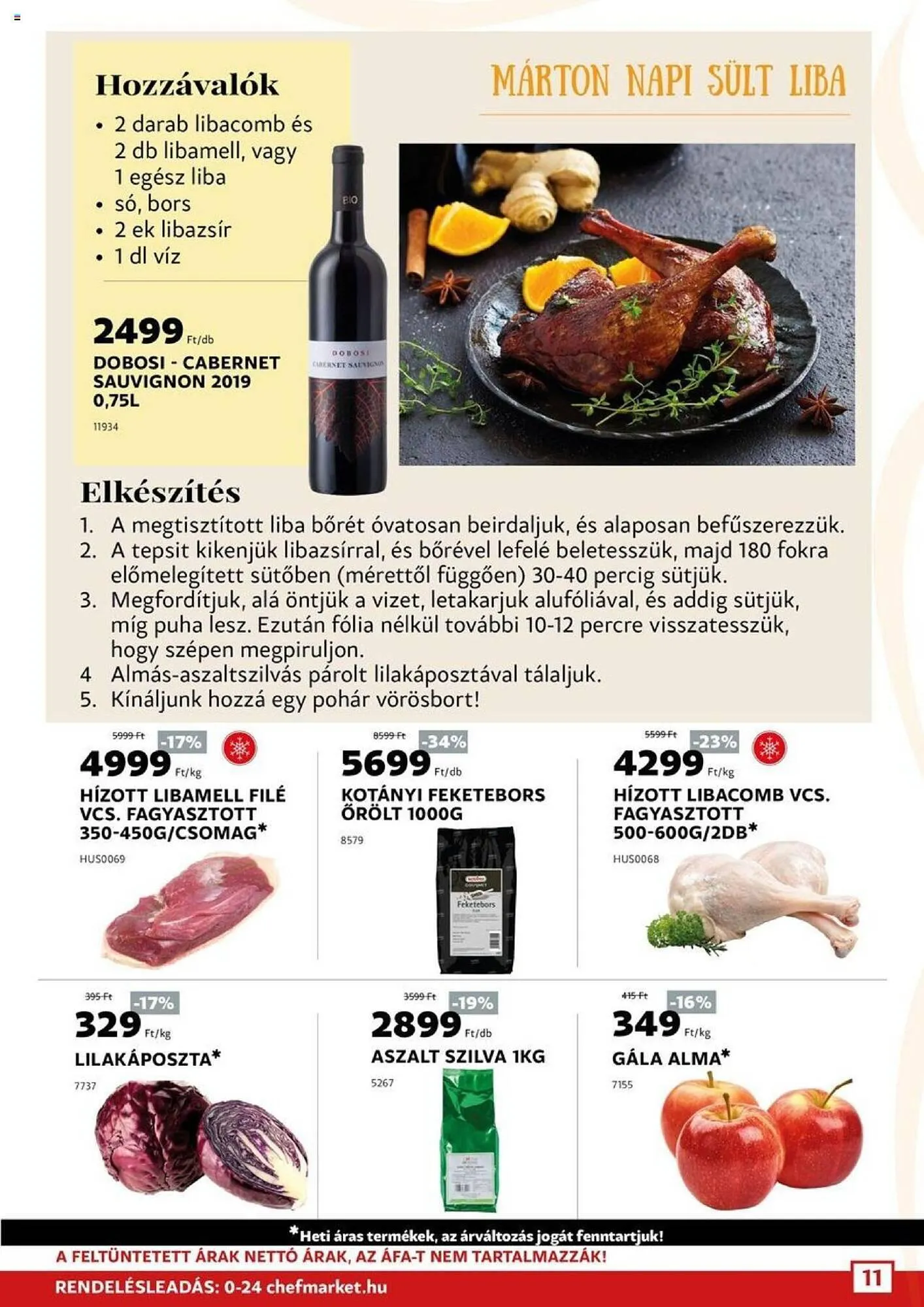 Katalógus Chef Market akciós újság november 1.-tól november 30.-ig 2023. - Oldal 11