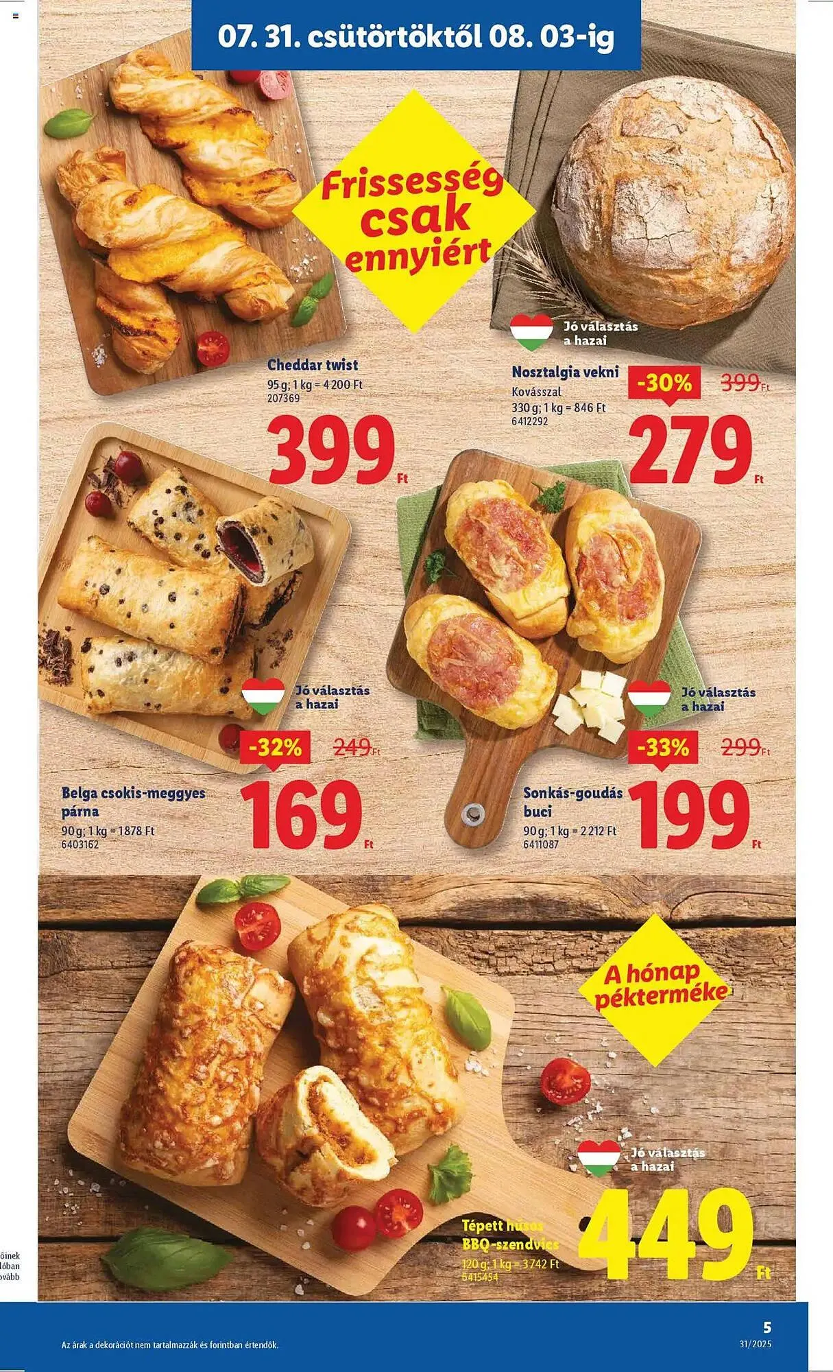 Katalógus Lidl akciós újság július 31.-tól augusztus 6.-ig 2025. - Oldal 5