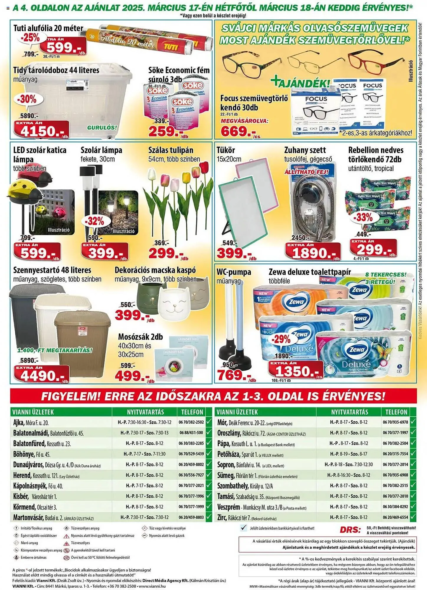 Katalógus Vianni Drogéria akciós újság március 12.-tól március 18.-ig 2025. - Oldal 4