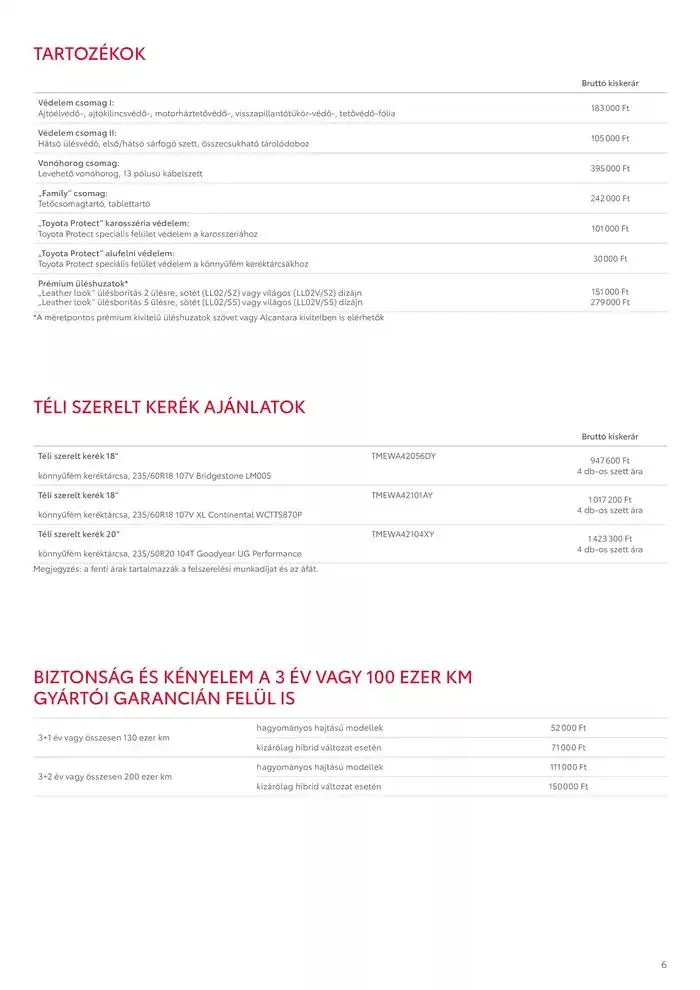 Katalógus Toyota bZ4X MY25 január 15.-tól január 15.-ig 2026. - Oldal 6