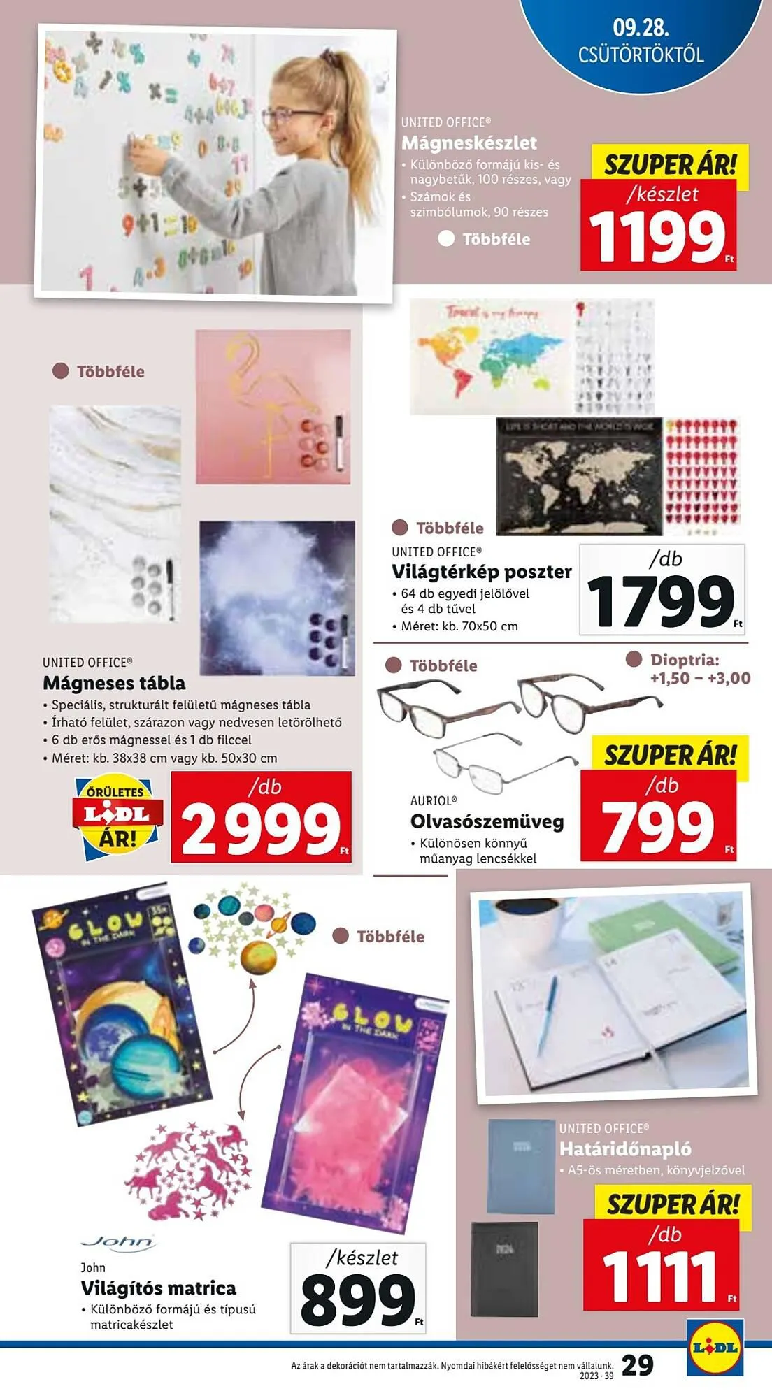 Katalógus Lidl akciós újság szeptember 28.-tól október 4.-ig 2023. - Oldal 29