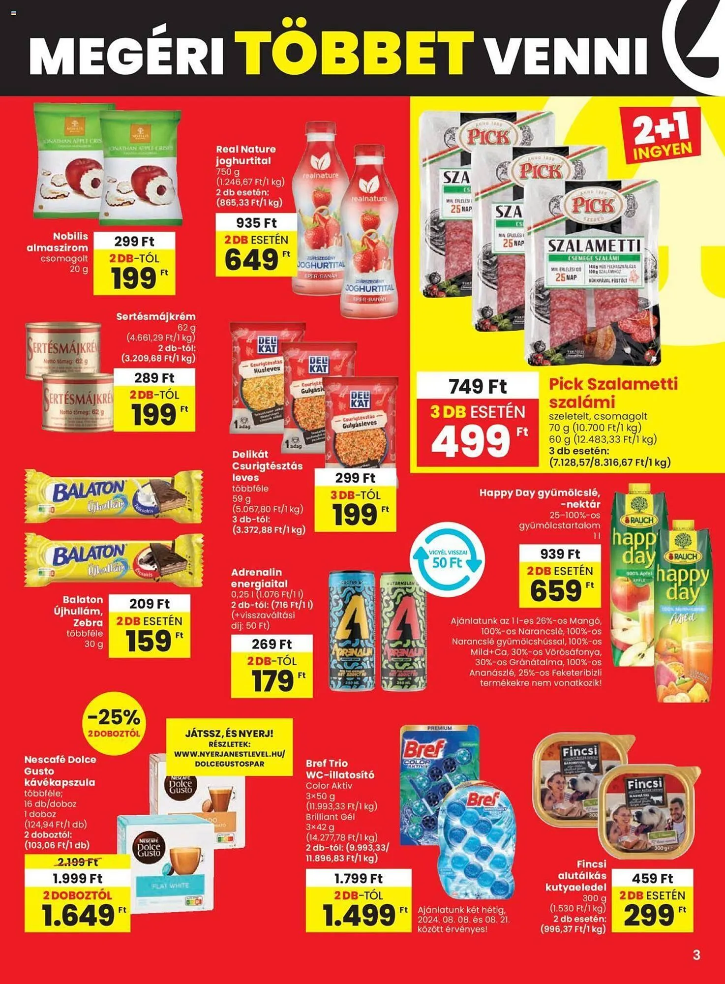 Katalógus Spar akciós újság augusztus 8.-tól augusztus 8.-ig 2024. - Oldal 3