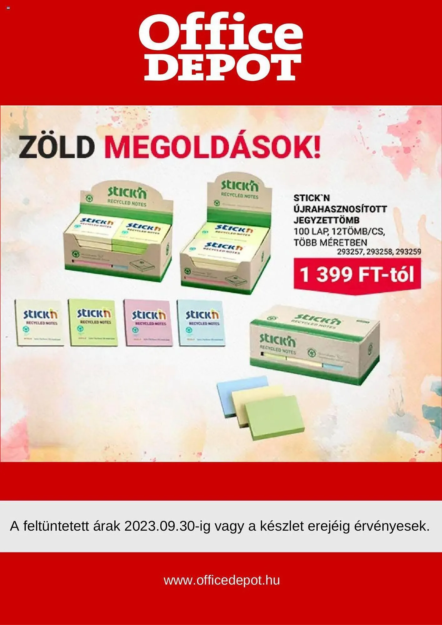 Katalógus Office Depot akciós újság szeptember 12.-tól szeptember 30.-ig 2023. - Oldal 8