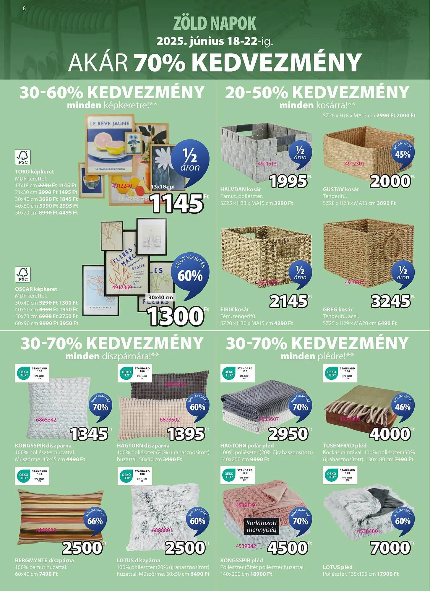 Katalógus JYSK akciós újság június 18.-tól július 29.-ig 2025. - Oldal 8
