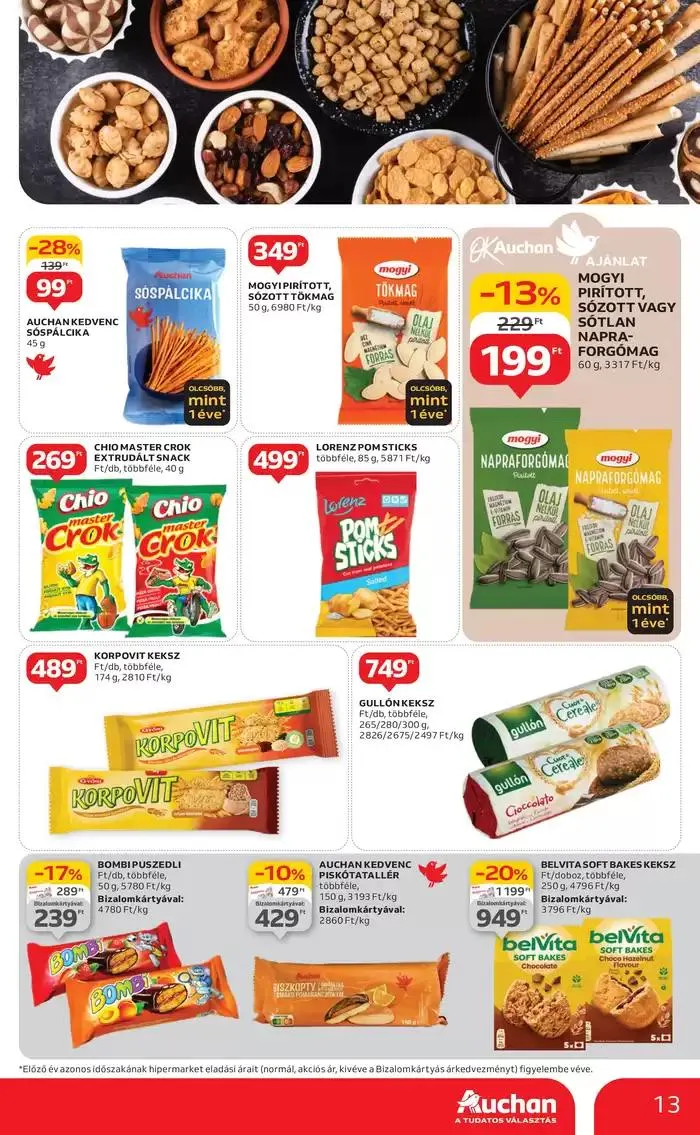 Katalógus Catalog Auchan január 6.-tól január 15.-ig 2025. - Oldal 13