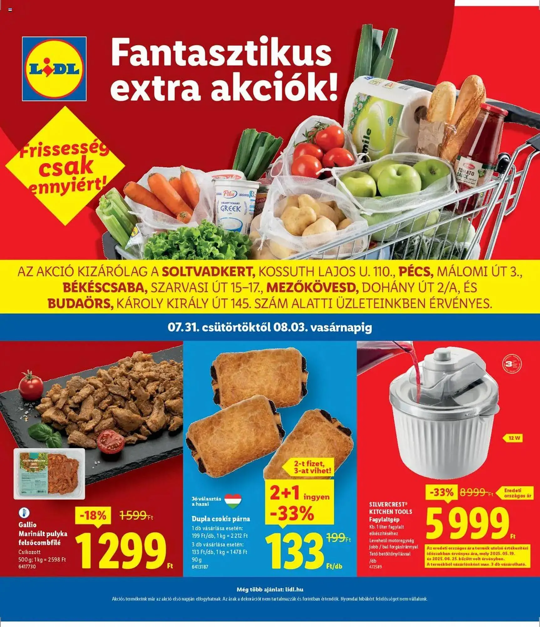 Katalógus Lidl akciós újság július 31.-tól augusztus 3.-ig 2025. - Oldal 1
