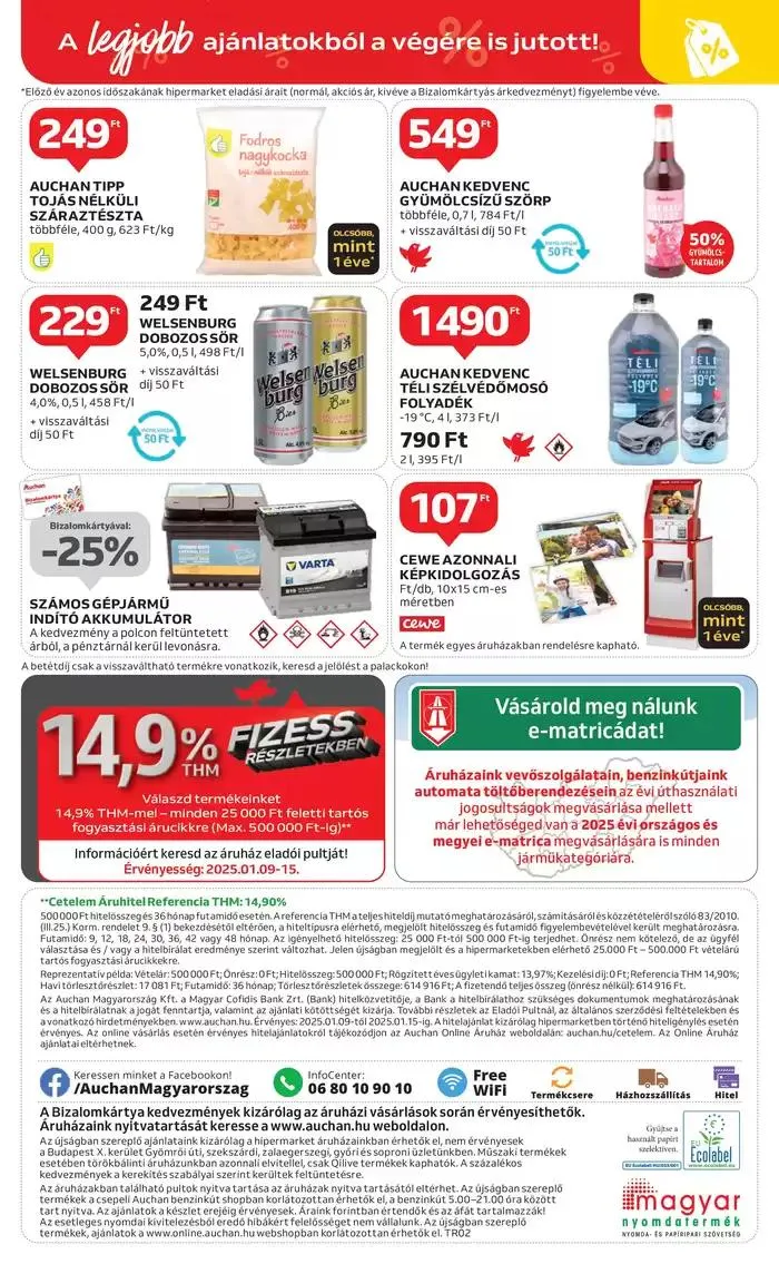 Katalógus Catalog Auchan január 6.-tól január 15.-ig 2025. - Oldal 44