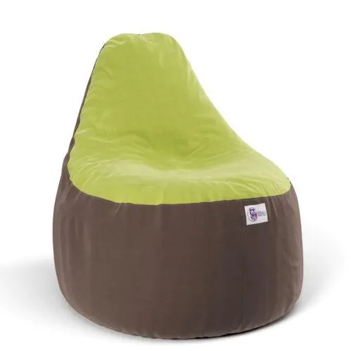 Barna-Zöld Babzsákfotel