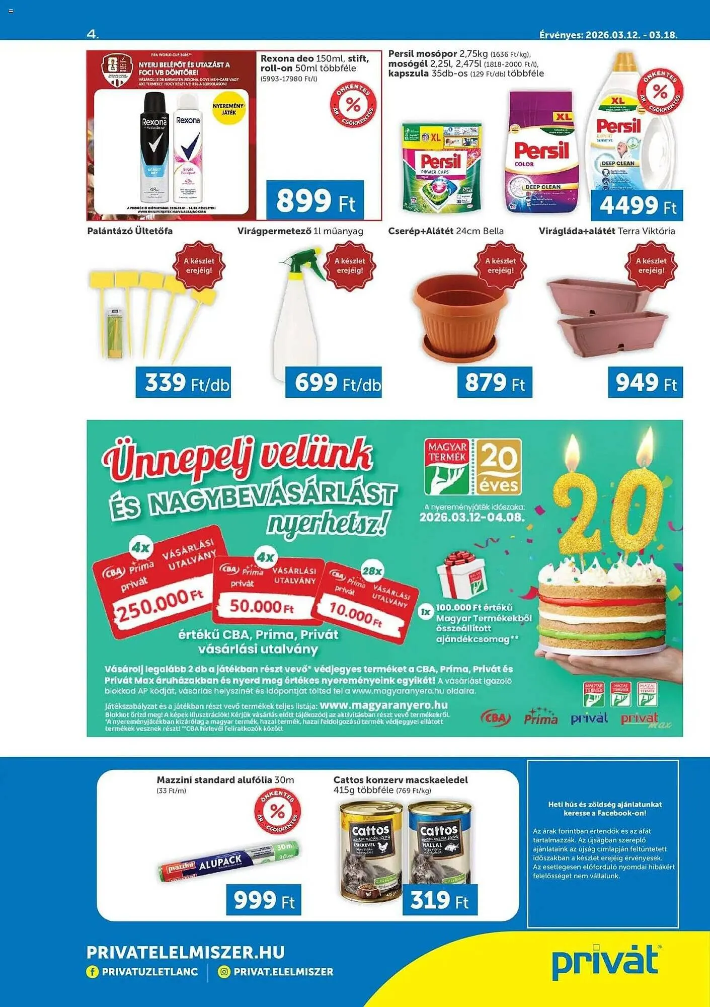 Katalógus PRIVÁT akciós újság március 12.-tól március 18.-ig 2026. - Oldal 4