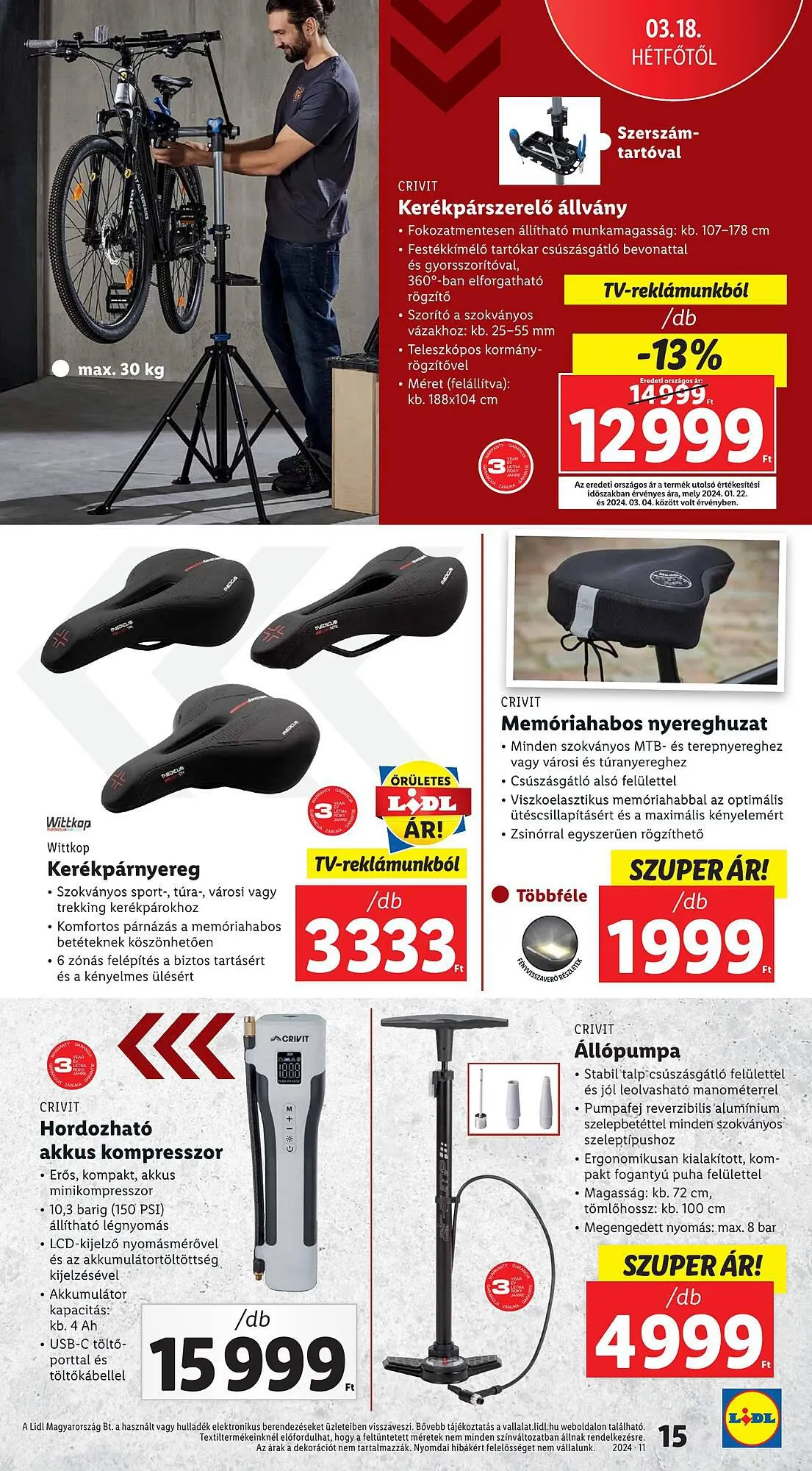 Katalógus Lidl akciós újság március 14.-tól március 20.-ig 2024. - Oldal 15