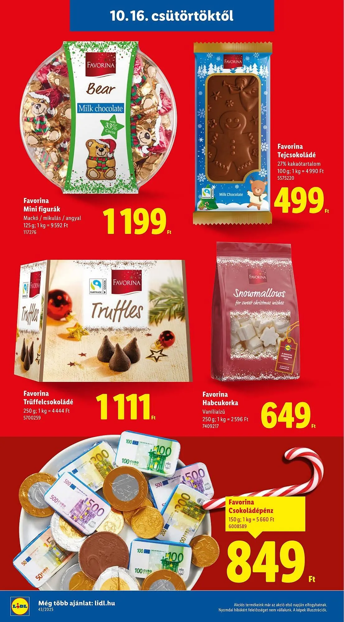 Katalógus Lidl akciós újság október 16.-tól december 24.-ig 2025. - Oldal 8