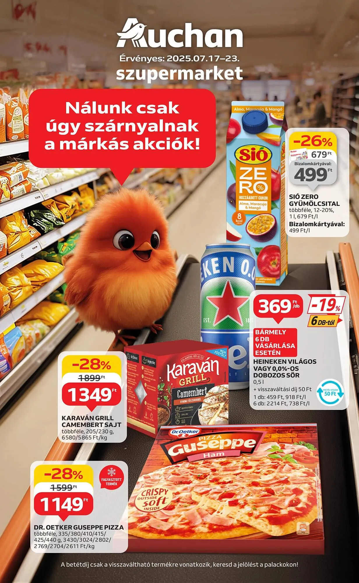 Katalógus Auchan akciós újság július 17.-tól július 23.-ig 2025. - Oldal 1