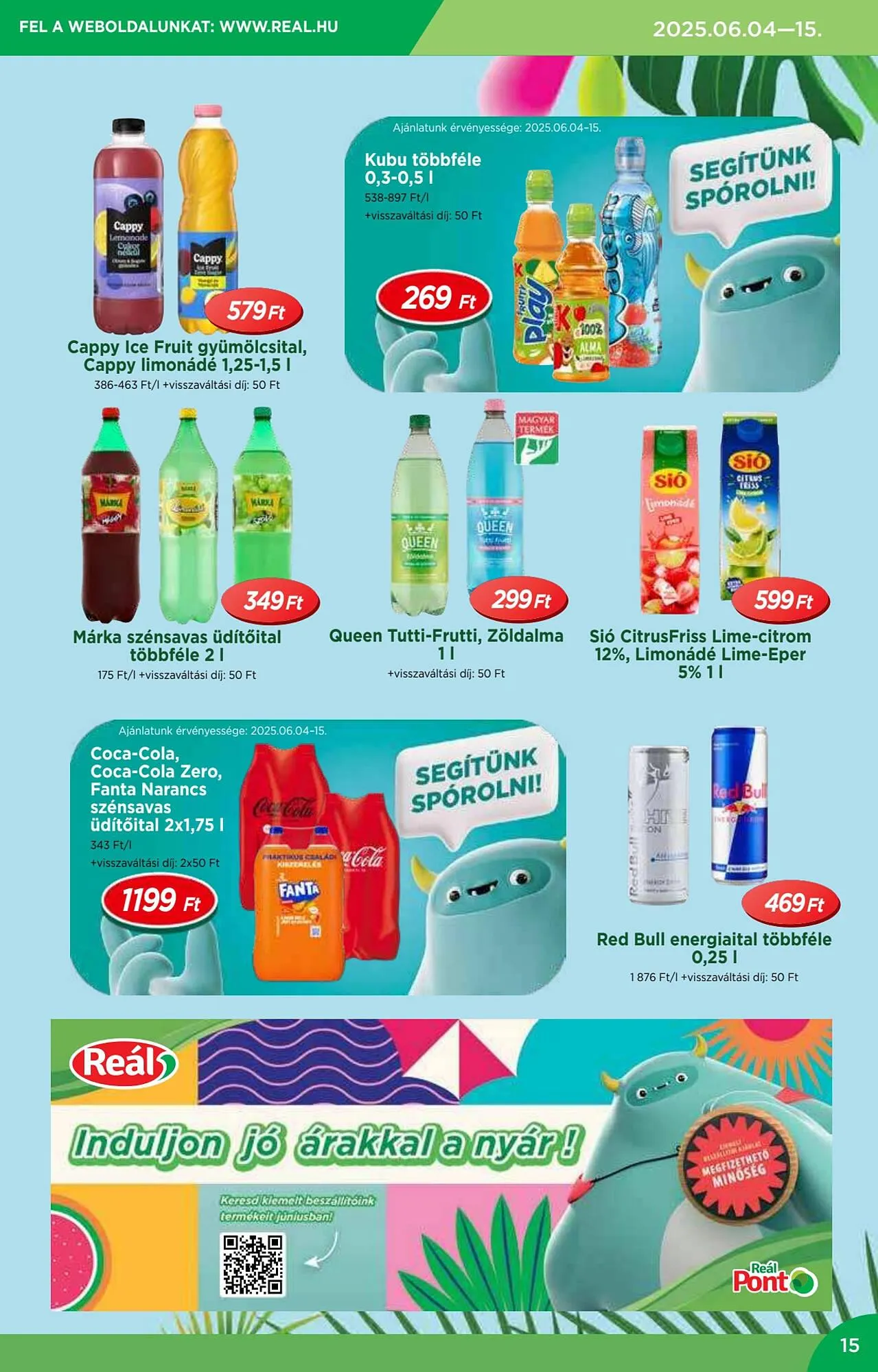 Katalógus Real akciós újság június 4.-tól június 15.-ig 2025. - Oldal 15