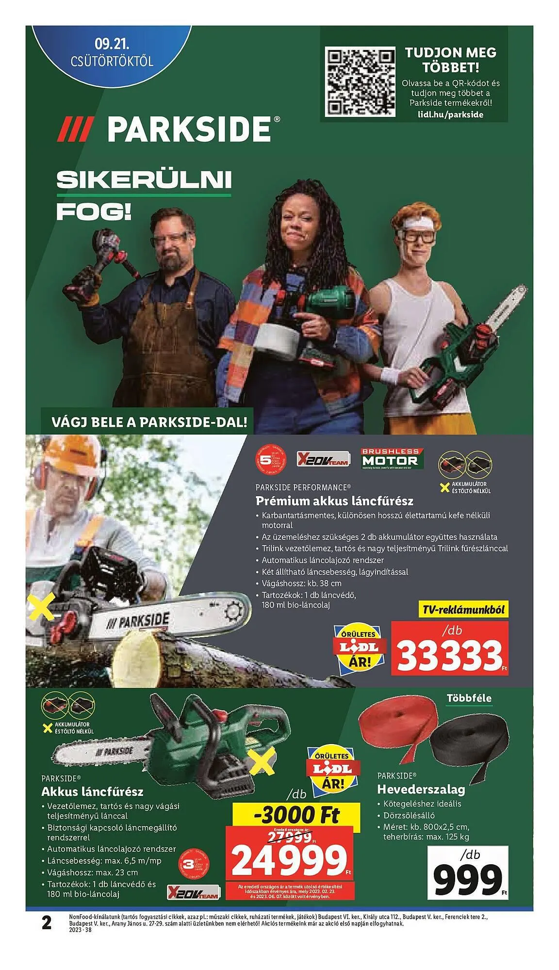 Katalógus Lidl akciós újság szeptember 21.-tól szeptember 27.-ig 2023. - Oldal 2