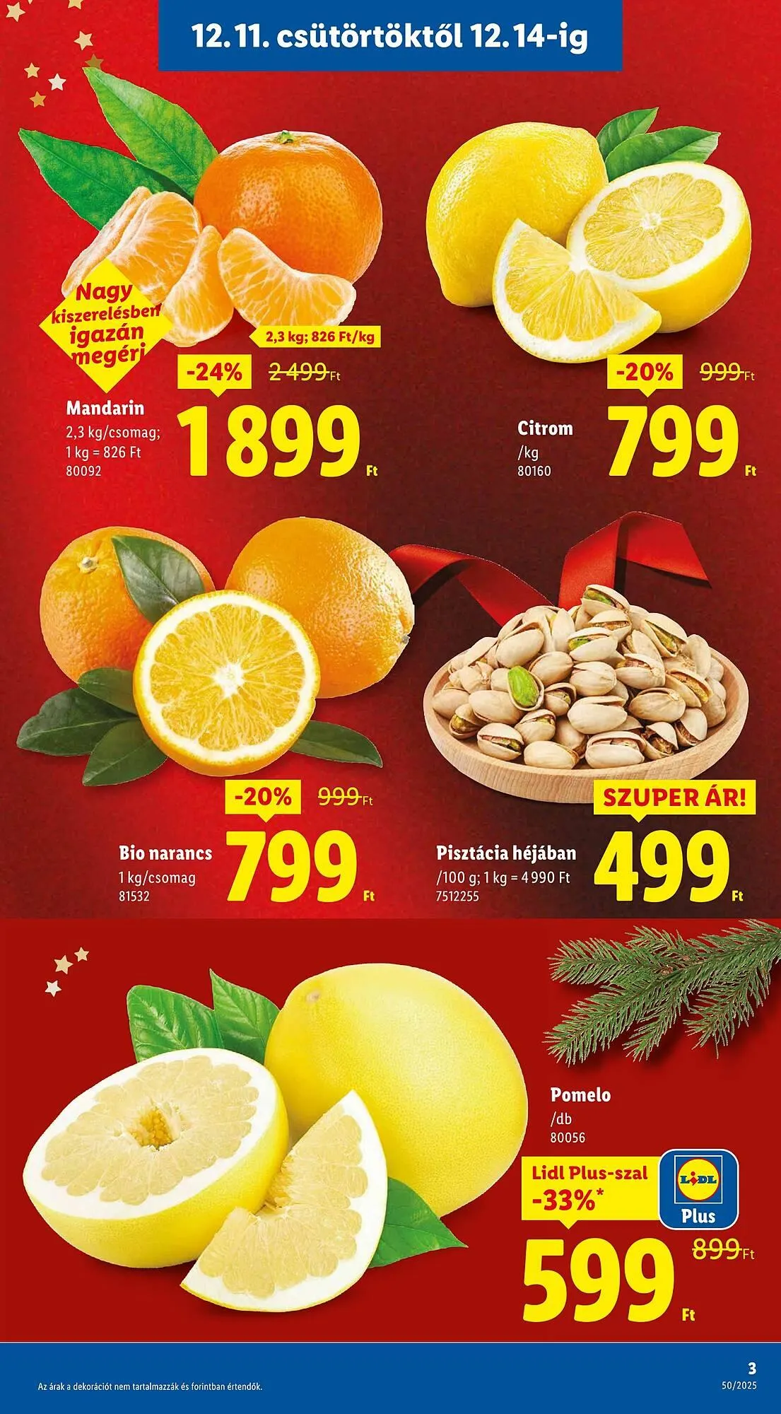 Katalógus Lidl akciós újság december 11.-tól december 17.-ig 2025. - Oldal 3