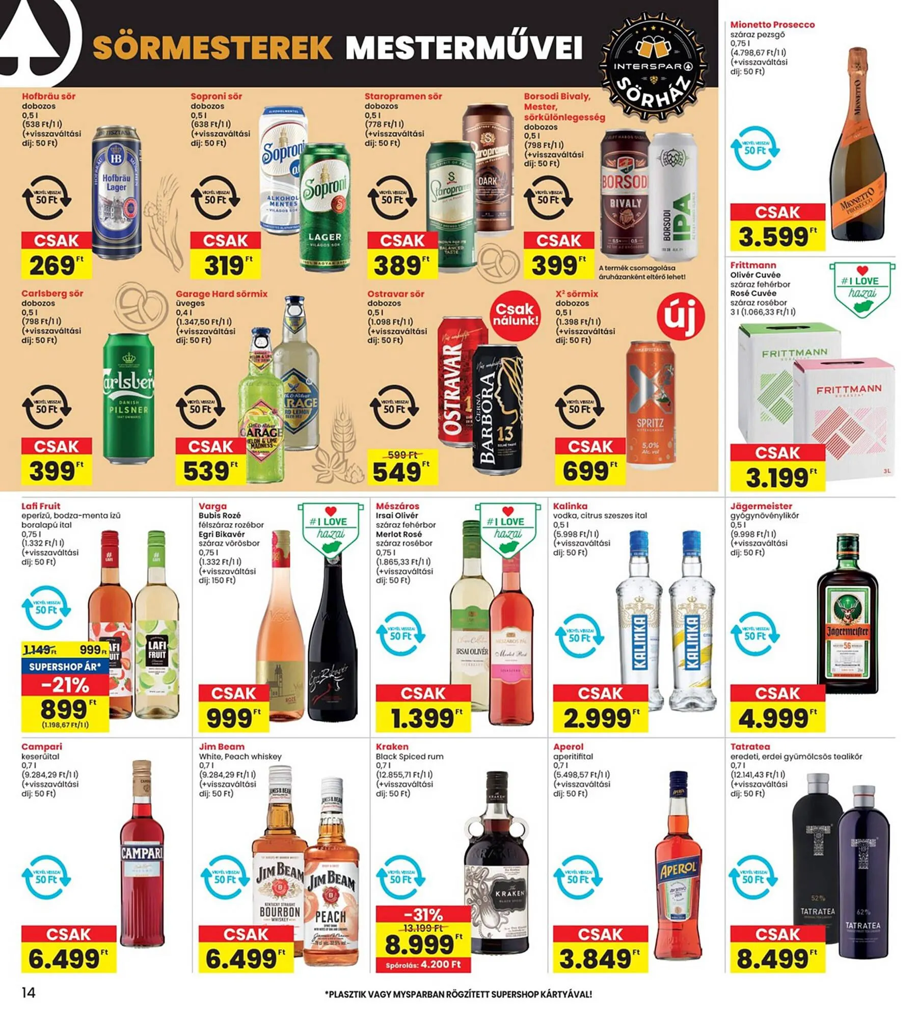 Katalógus Interspar akciós újság július 10.-tól július 16.-ig 2025. - Oldal 14