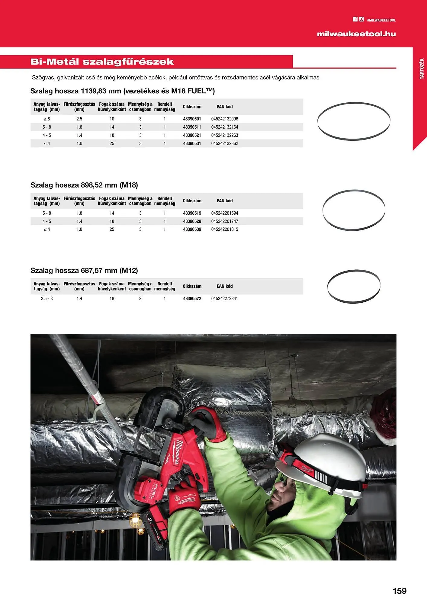 Katalógus Milwaukee akciós újság szeptember 16.-tól december 31.-ig 2025. - Oldal 159