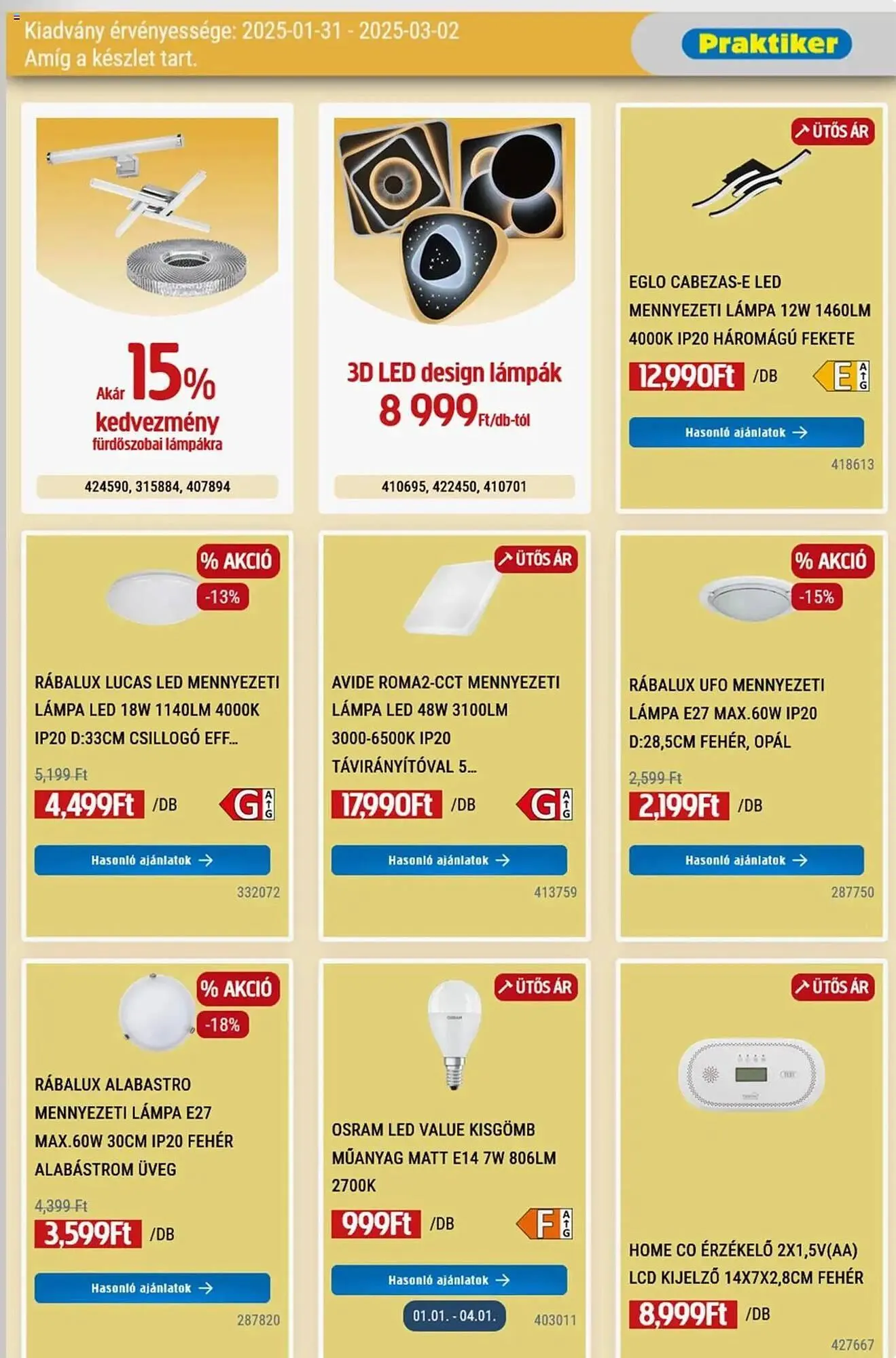 Katalógus Praktiker akciós újság január 31.-tól március 2.-ig 2025. - Oldal 13