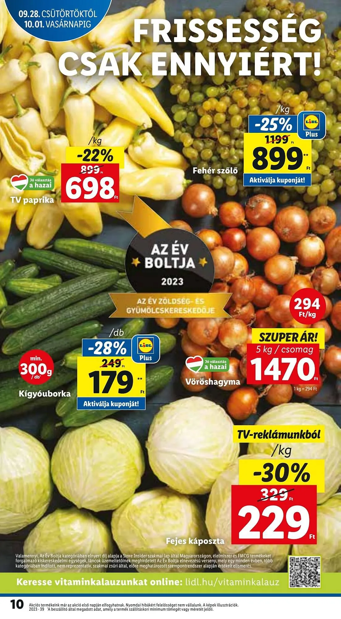 Katalógus Lidl akciós újság szeptember 28.-tól október 4.-ig 2023. - Oldal 10