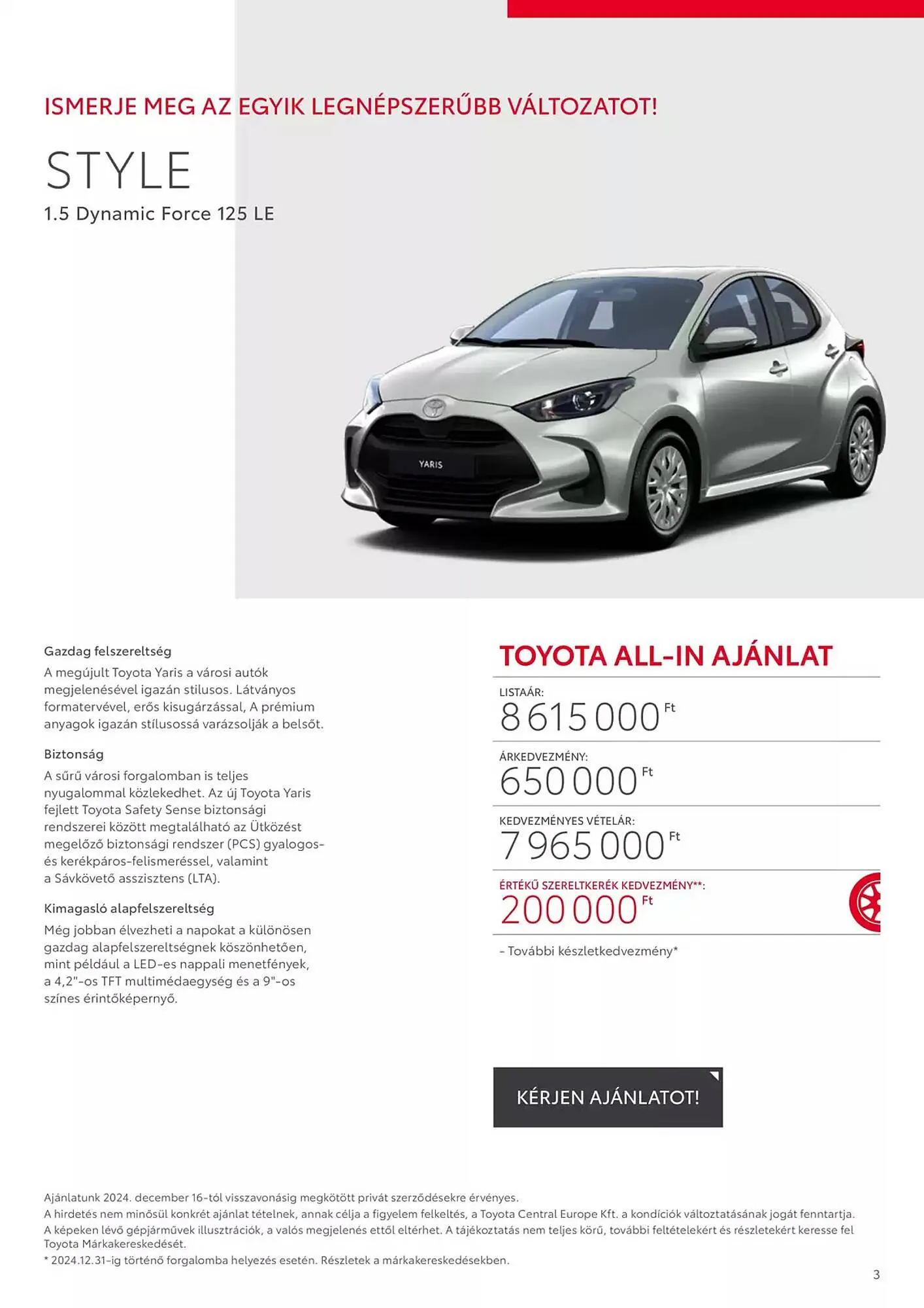 Katalógus Toyota akciós újság december 18.-tól december 18.-ig 2025. - Oldal 3