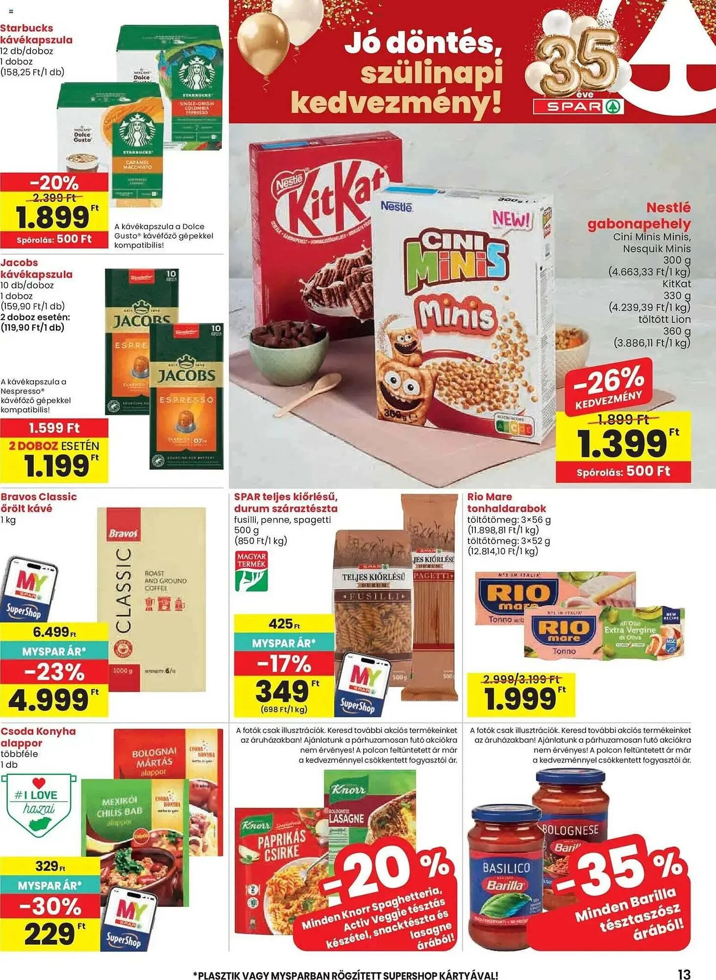 Katalógus Spar akciós újság április 9.-tól április 15.-ig 2026. - Oldal 13