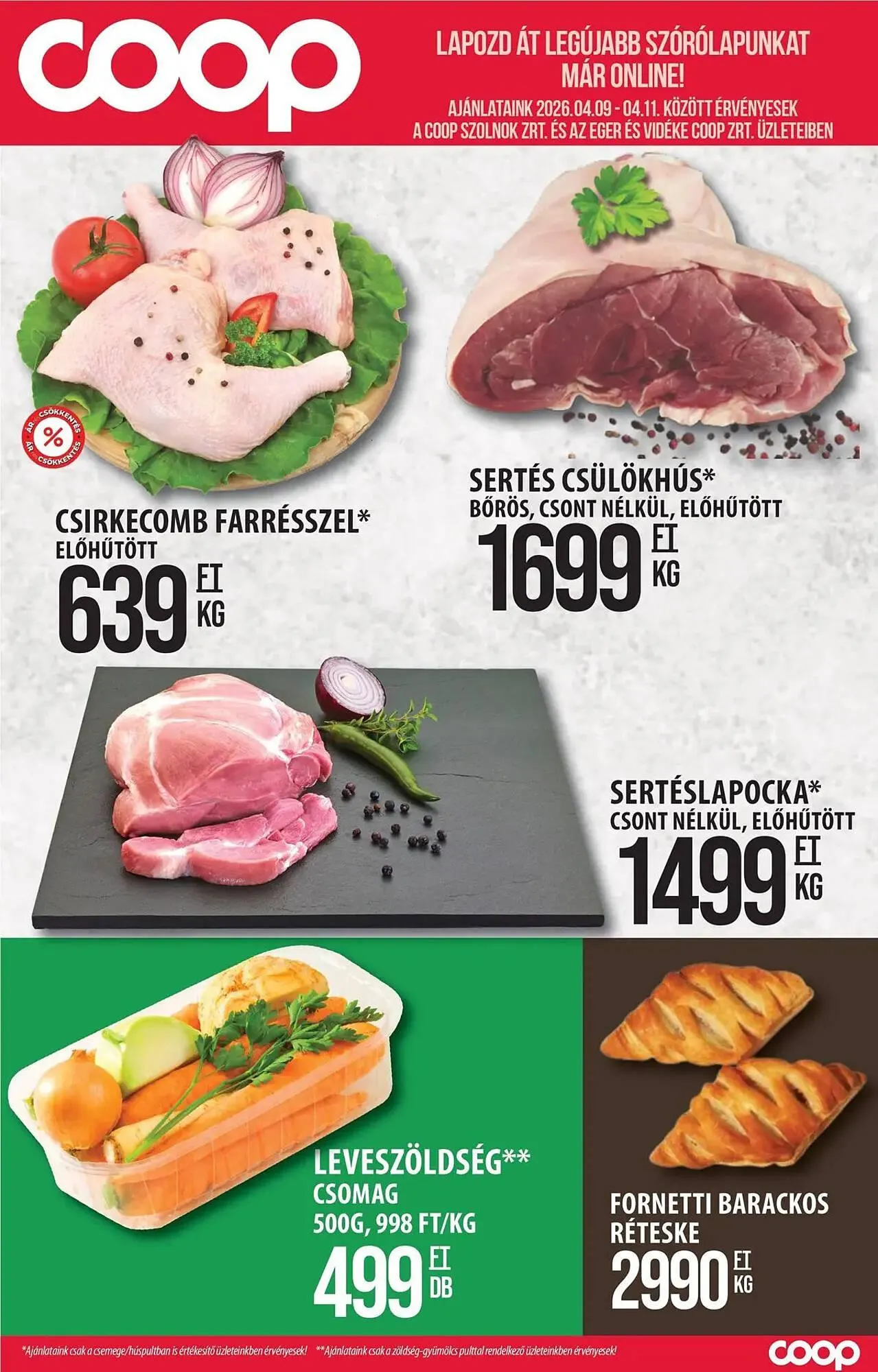 Katalógus Coop akciós újság április 9.-tól április 11.-ig 2026. - Oldal 1
