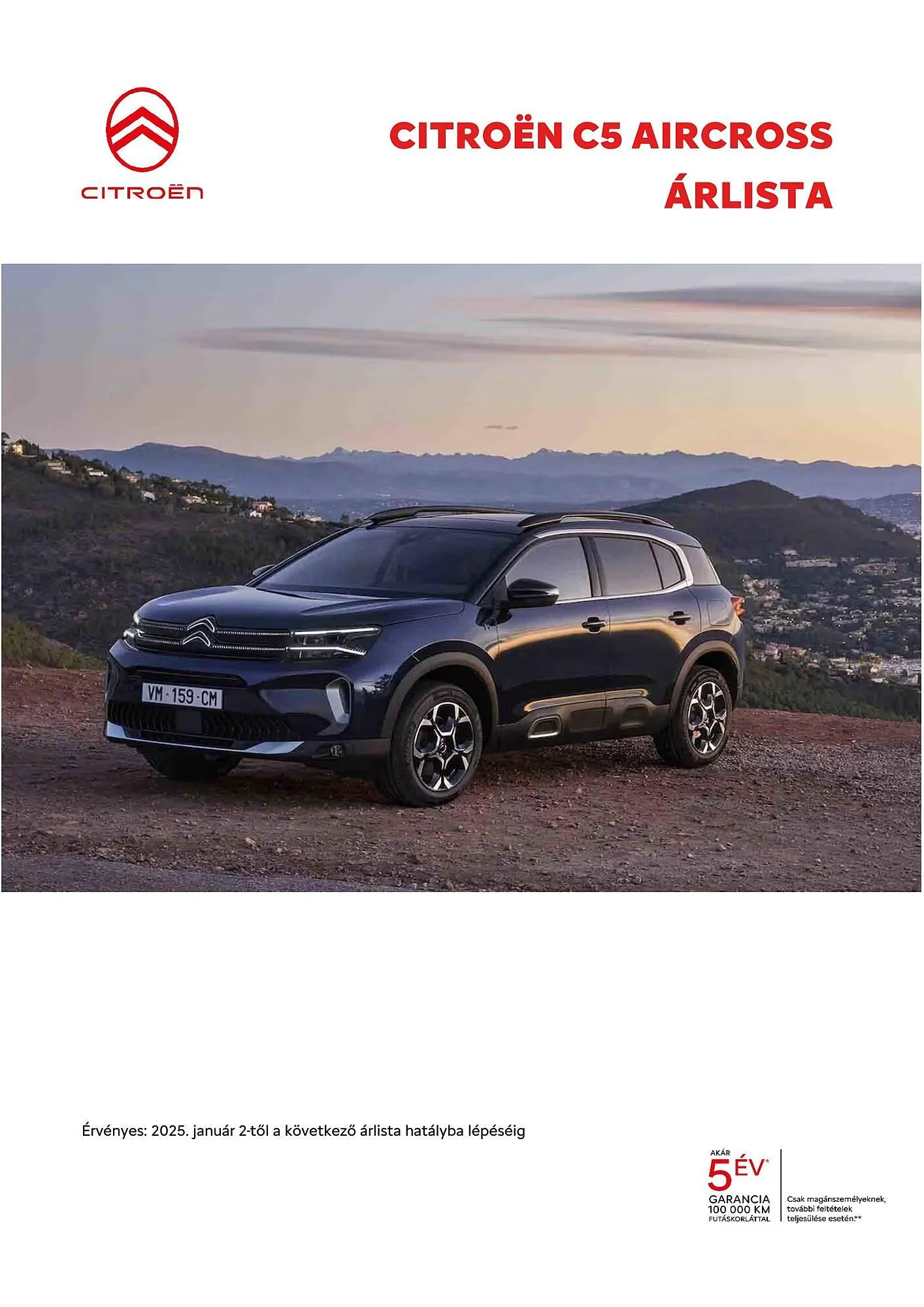 Katalógus Citroën akciós újság január 2.-tól április 2.-ig 2025. - Oldal 1