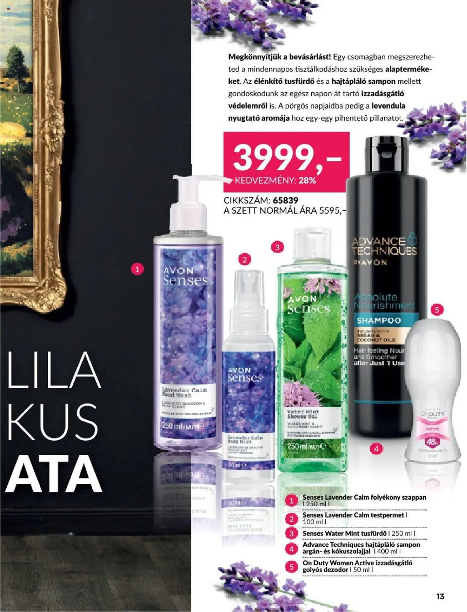 Katalógus AVON akciós újság augusztus 1.-tól augusztus 31.-ig 2023. - Oldal 13