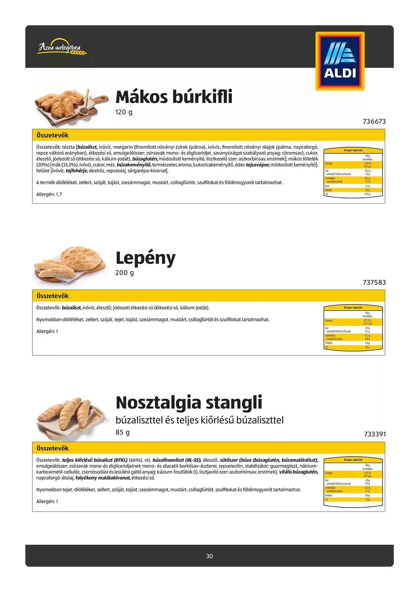 Katalógus ALDI akciós újság január 30.-tól február 13.-ig 2025. - Oldal 30