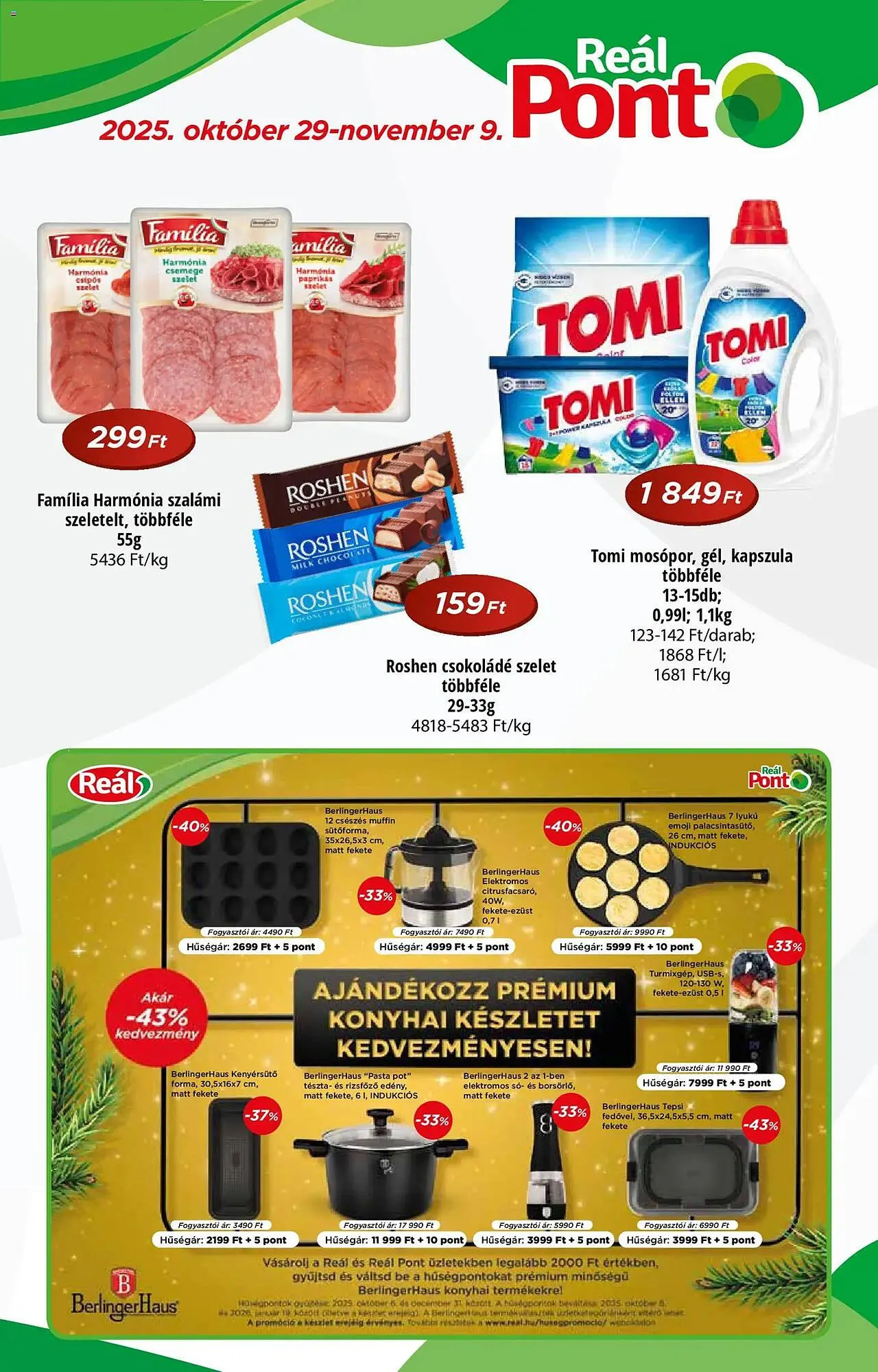 Katalógus Real akciós újság október 29.-tól november 9.-ig 2025. - Oldal 1