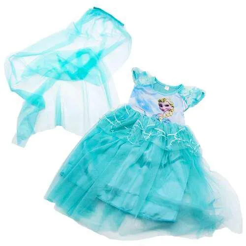 Jégkirálynő farsangi jelmez kislányoknak - M-es méret