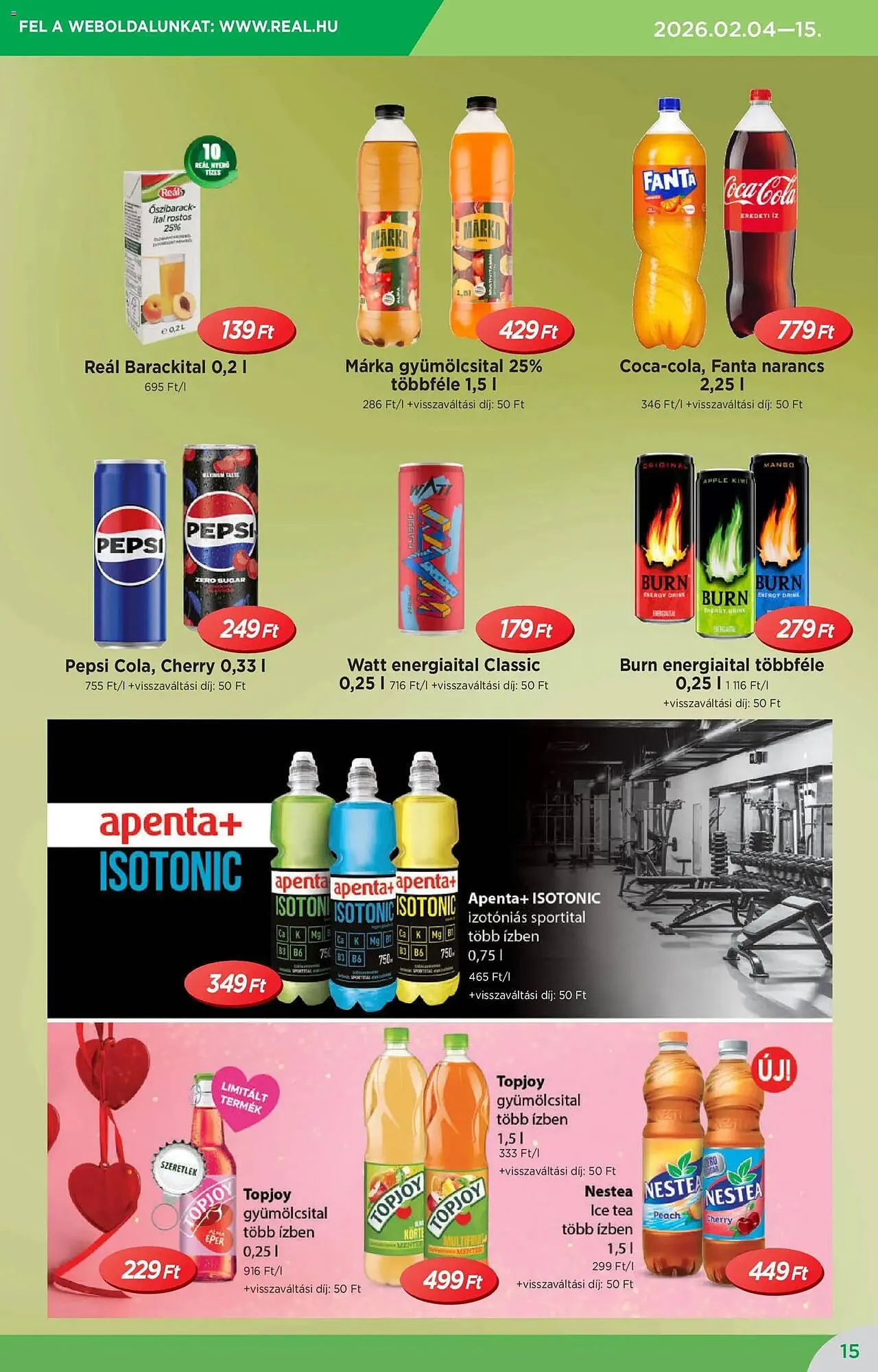 Katalógus Real akciós újság február 4.-tól február 15.-ig 2026. - Oldal 15