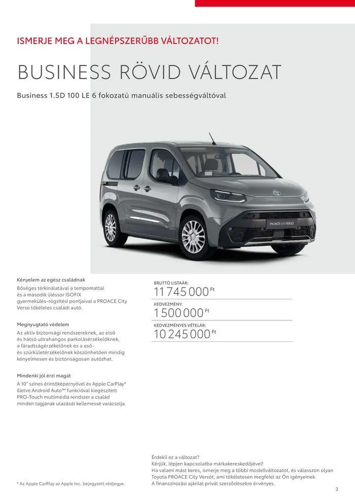Katalógus Toyota Proace City Verso ICE június 24.-tól június 22.-ig 2025. - Oldal 3