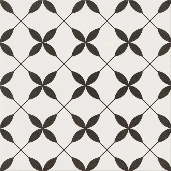 CERSANIT PATCHWORK CLOVER PADLÓLAP 29,8X29,8CM FEKETE/FEHÉR 1,33M2/CSOMAG PEI3 FAGYÁLLÓ