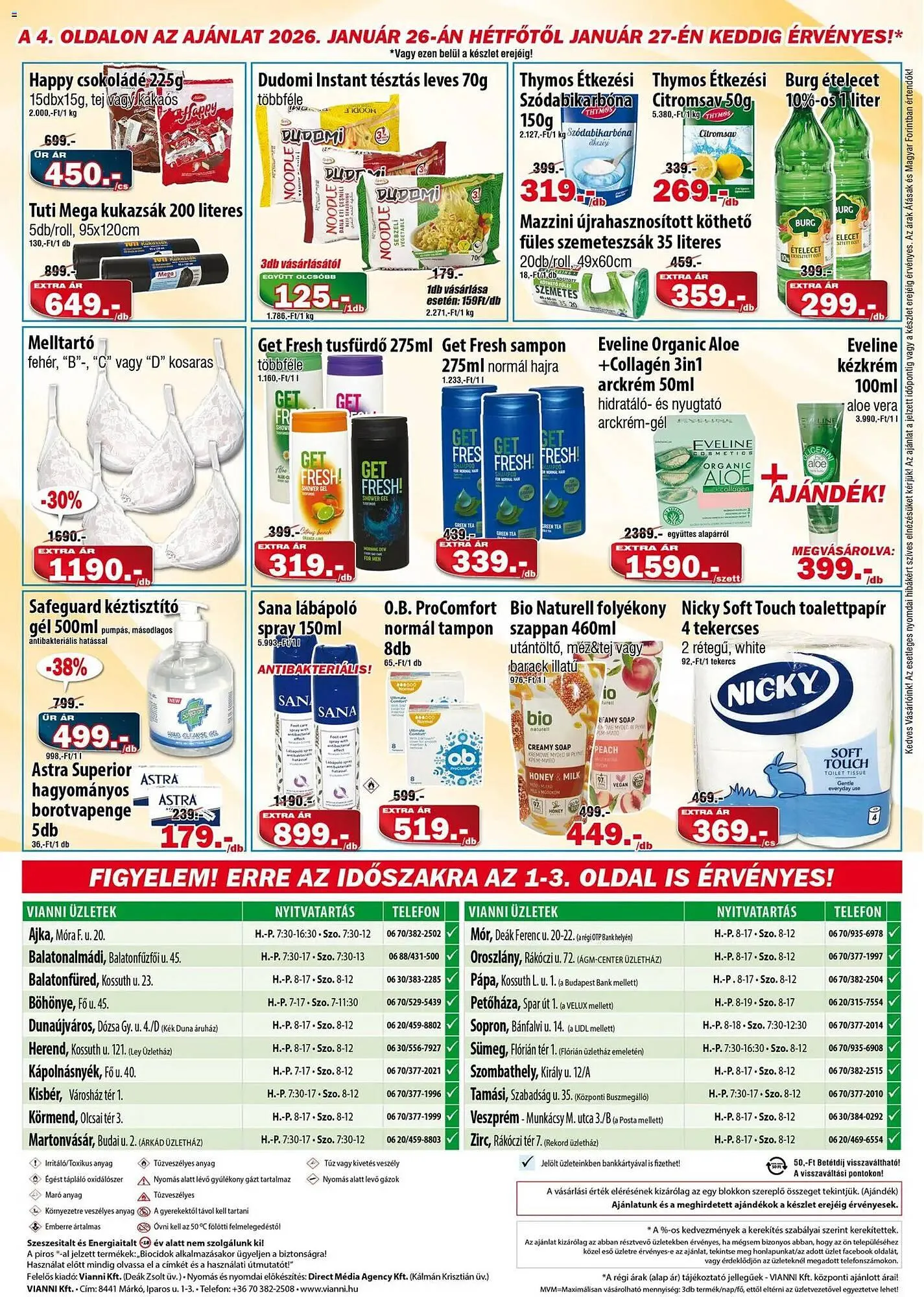 Katalógus Vianni Drogéria akciós újság január 14.-tól január 27.-ig 2026. - Oldal 4