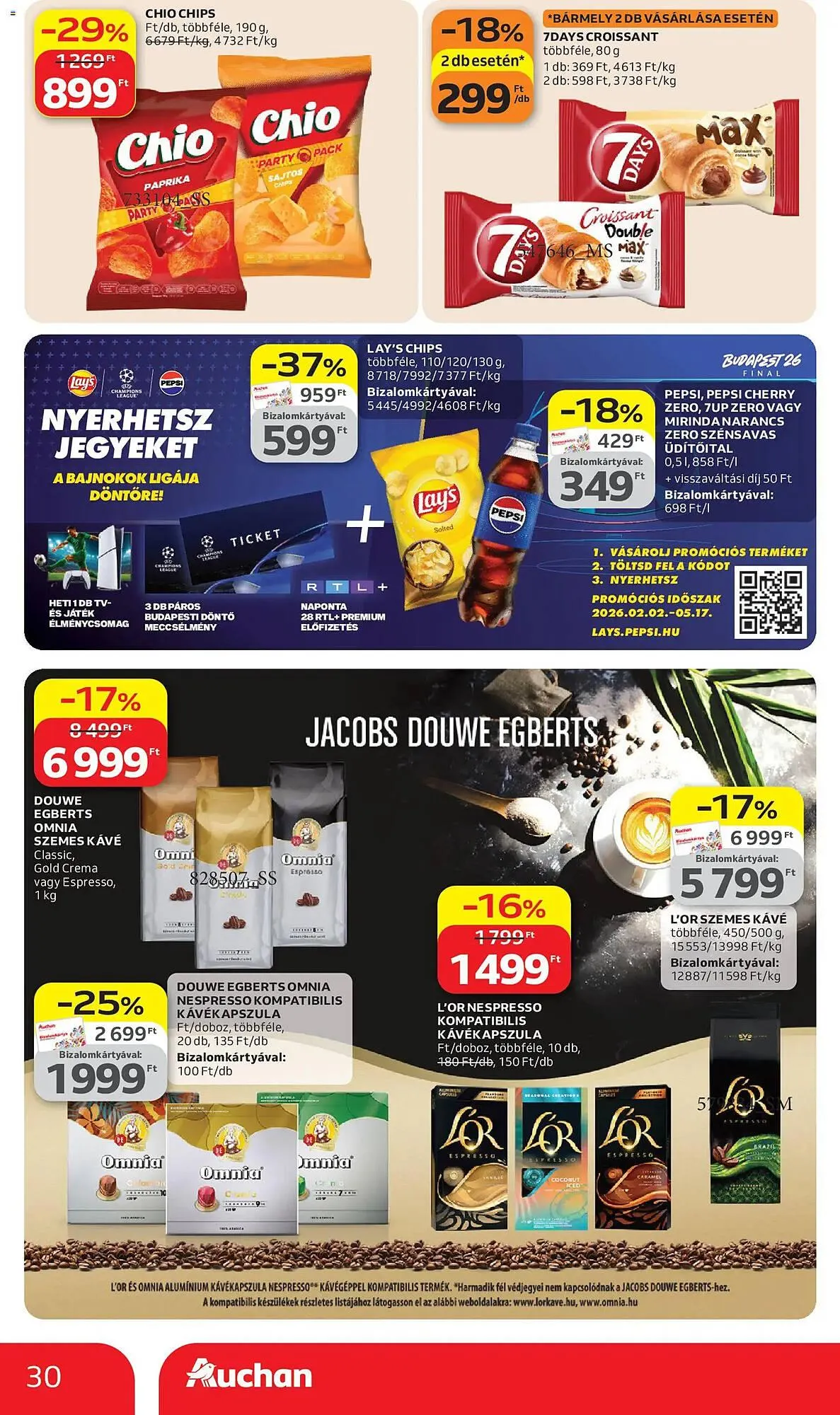 Katalógus Auchan akciós újság március 26.-tól április 8.-ig 2026. - Oldal 30