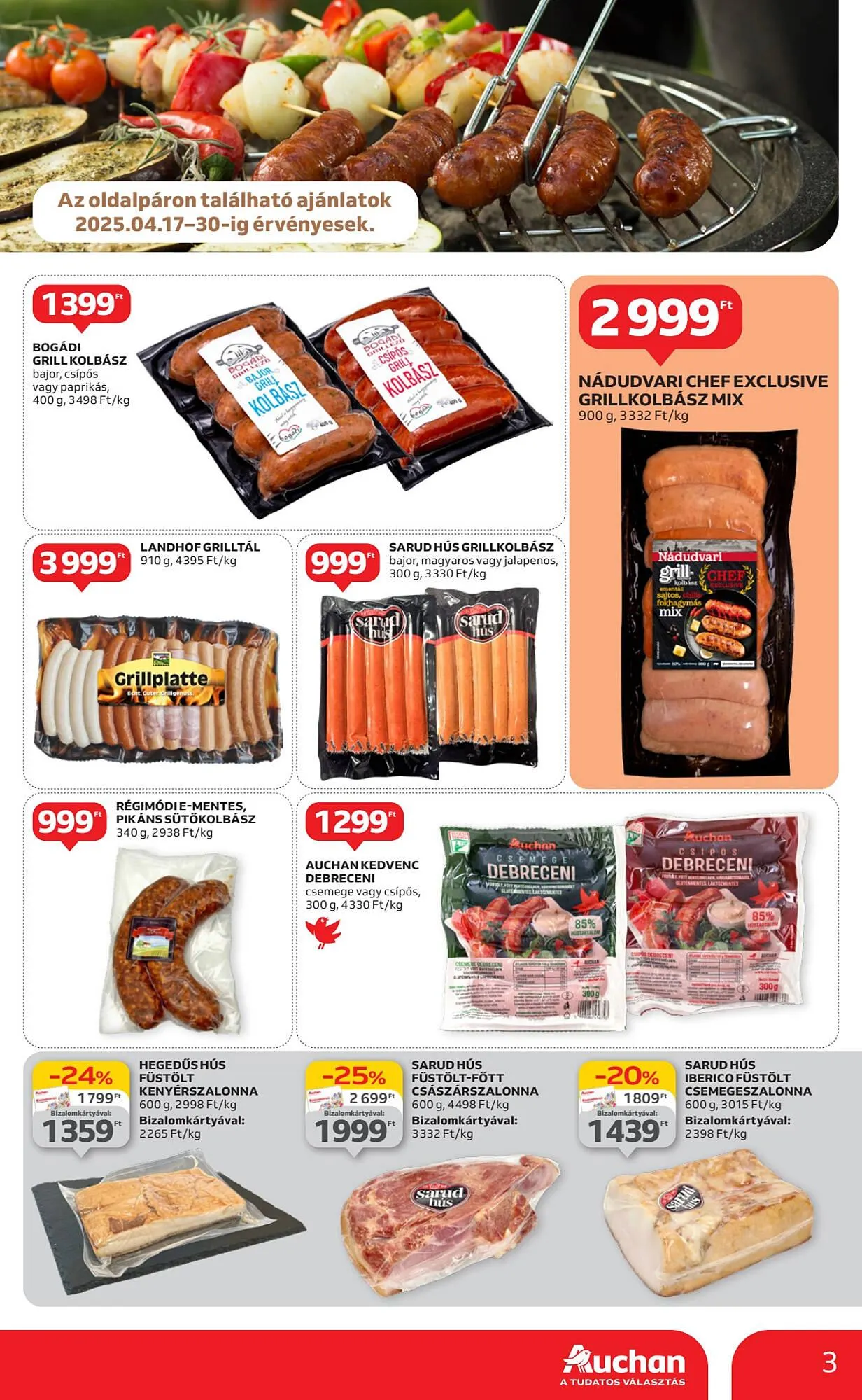 Katalógus Auchan akciós újság április 17.-tól április 24.-ig 2025. - Oldal 3