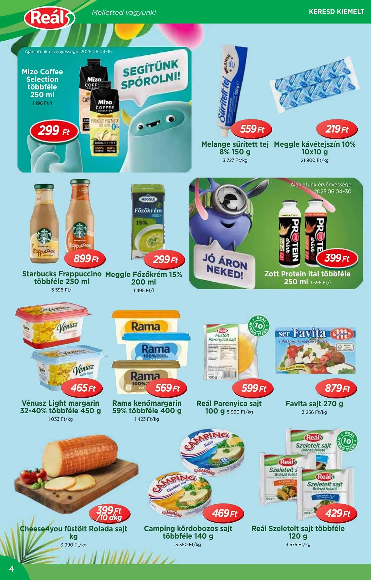 Katalógus Real akciós újság június 4.-tól június 15.-ig 2025. - Oldal 4