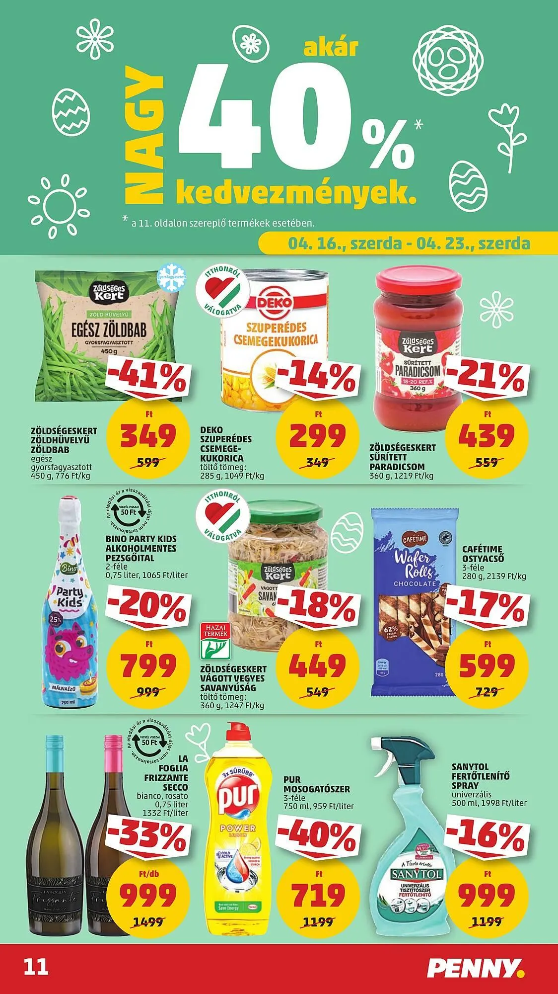 Katalógus PENNY akciós újság április 16.-tól április 23.-ig 2025. - Oldal 13