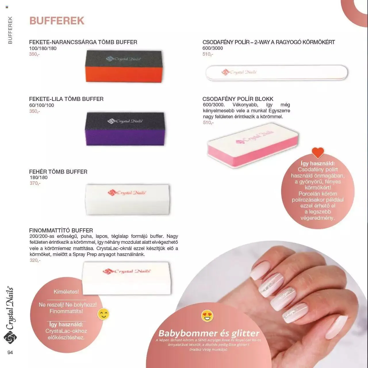 Katalógus Crystal Nails - Nagykatalógus 2023/24 március 6.-tól december 31.-ig 2023. - Oldal 94