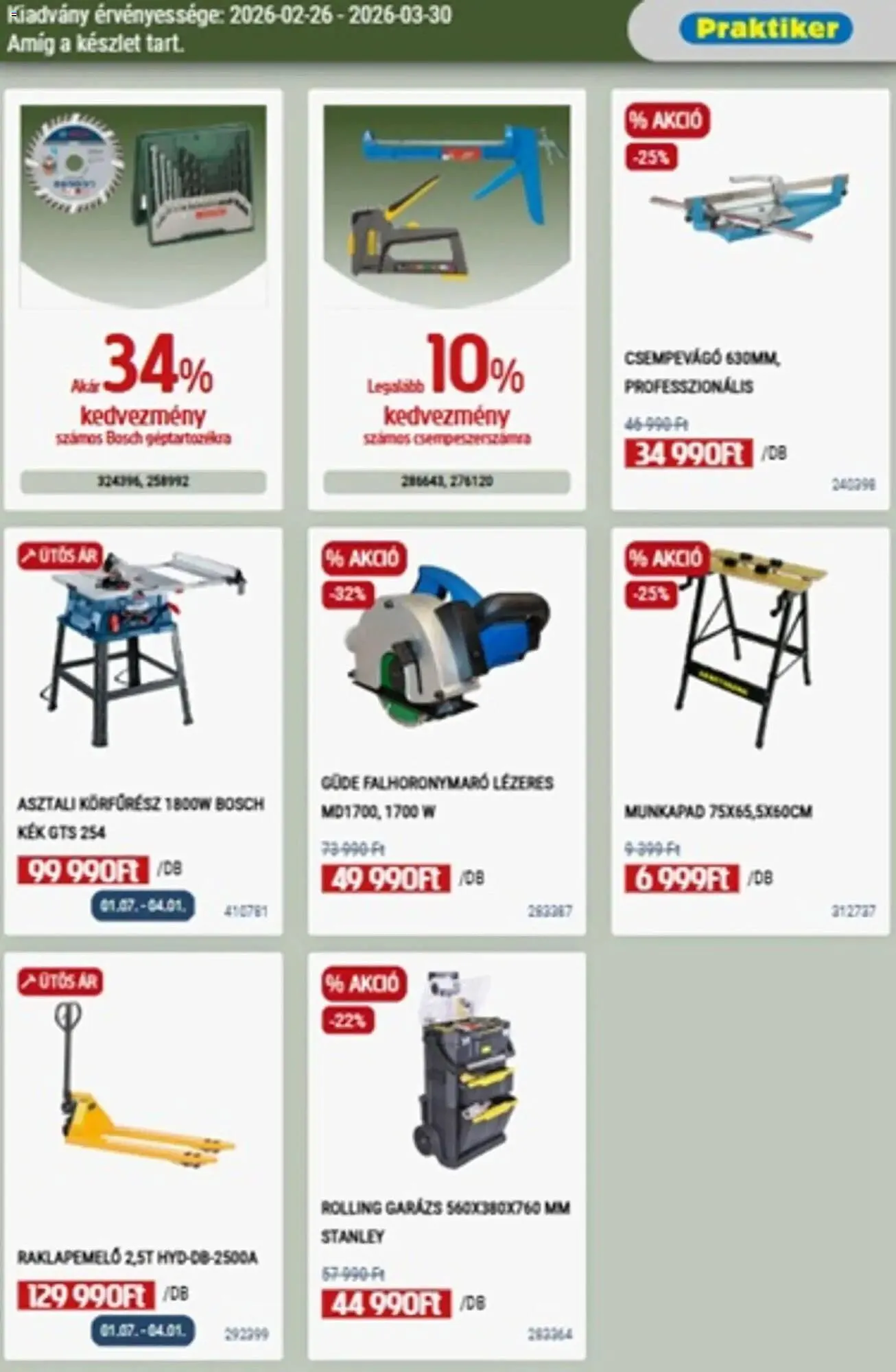 Katalógus Praktiker akciós újság február 26.-tól március 30.-ig 2026. - Oldal 23