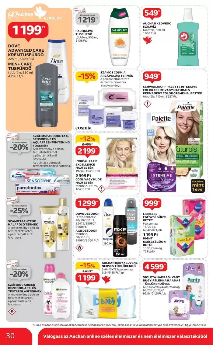 Katalógus Catalog Auchan január 6.-tól január 15.-ig 2025. - Oldal 30