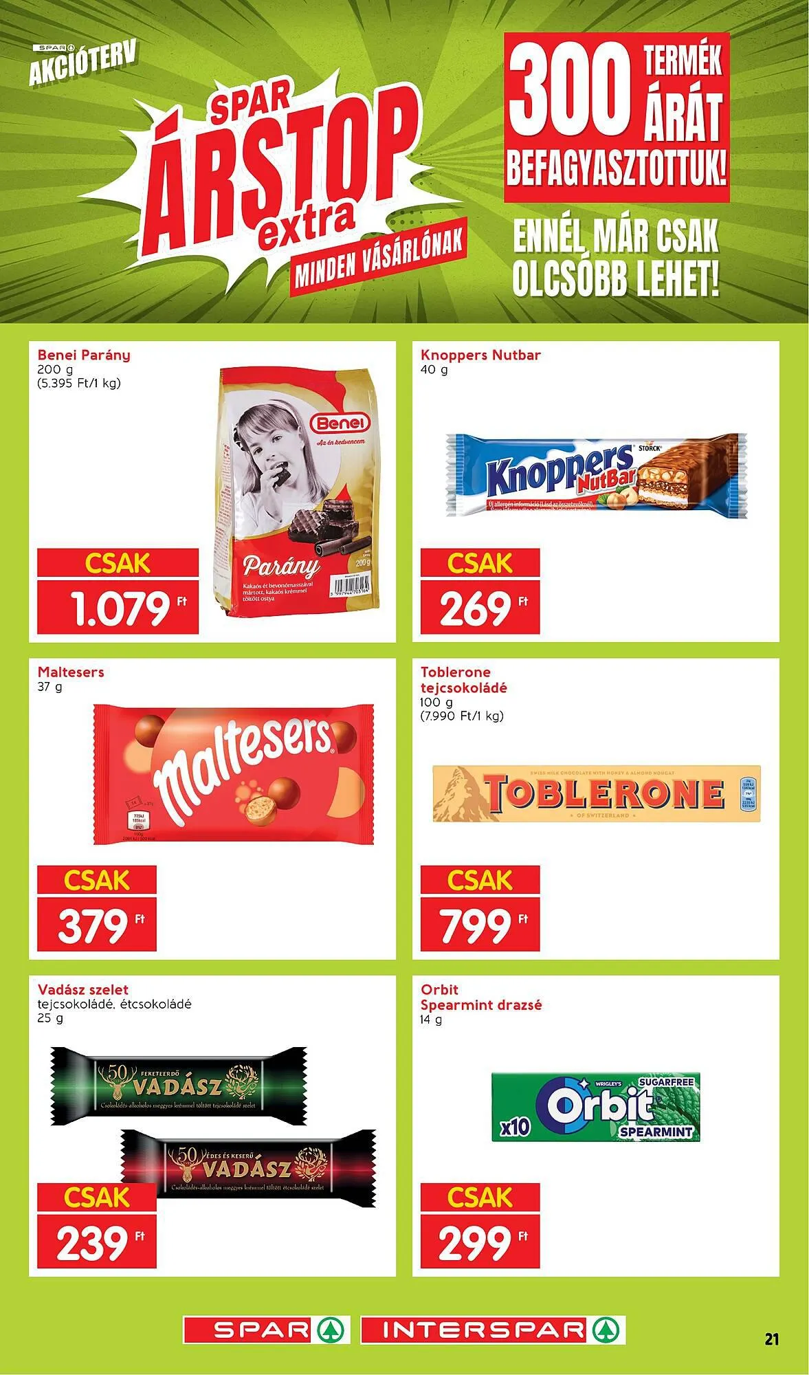 Katalógus Interspar akciós újság október 1.-tól december 31.-ig 2023. - Oldal 21