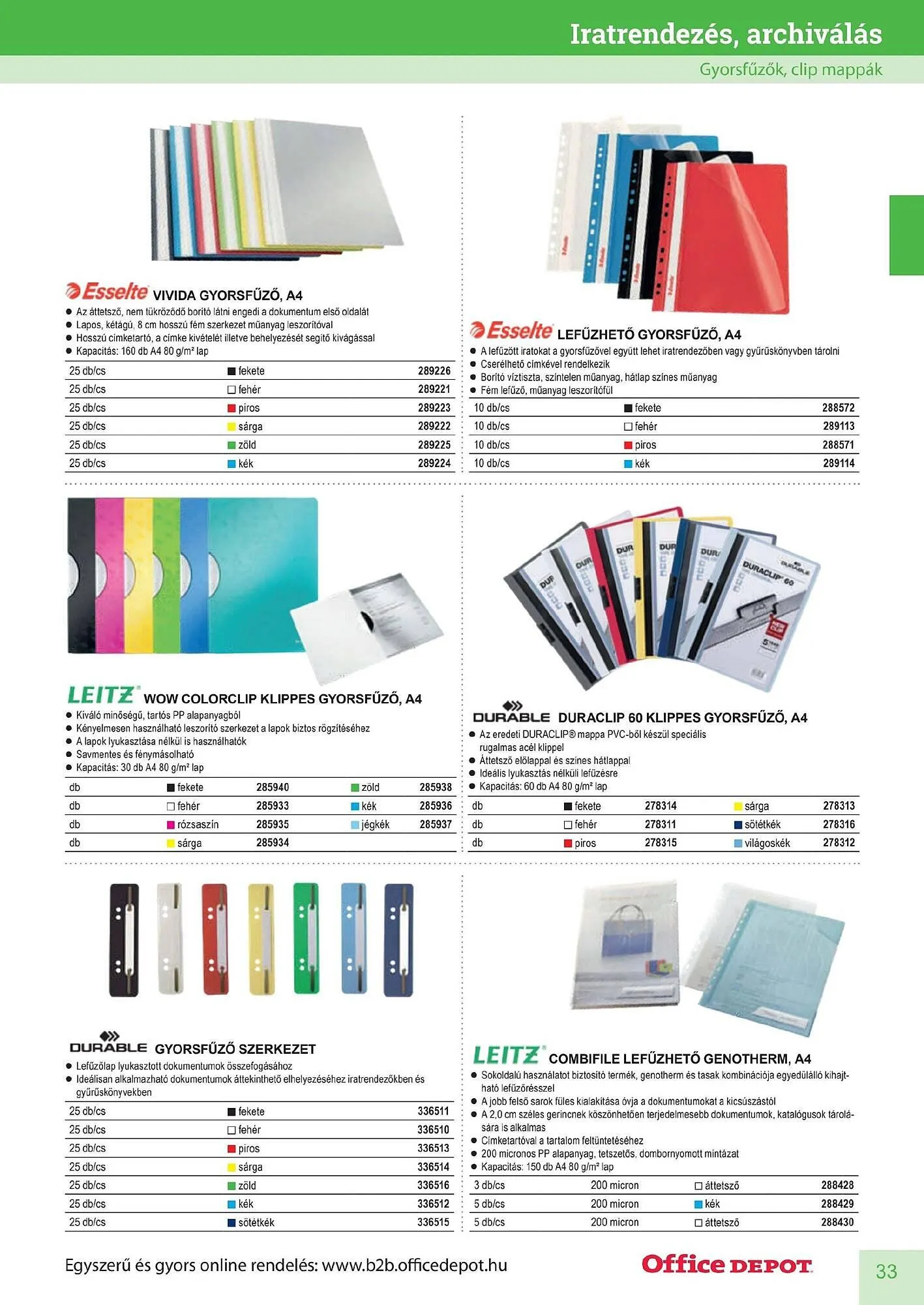 Katalógus Office Depot akciós újság május 9.-tól december 31.-ig 2026. - Oldal 33