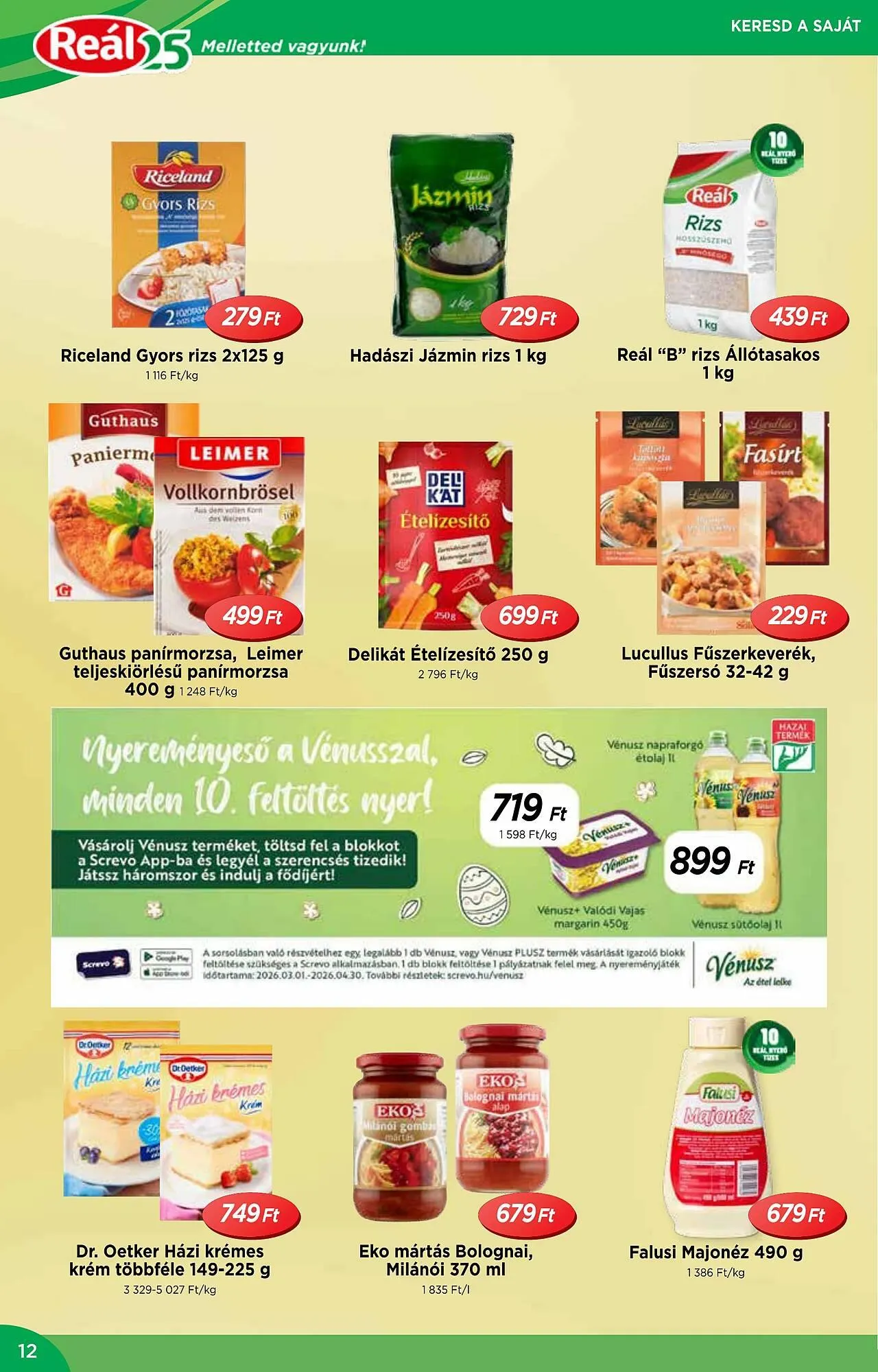 Katalógus Real akciós újság március 4.-tól március 15.-ig 2026. - Oldal 12