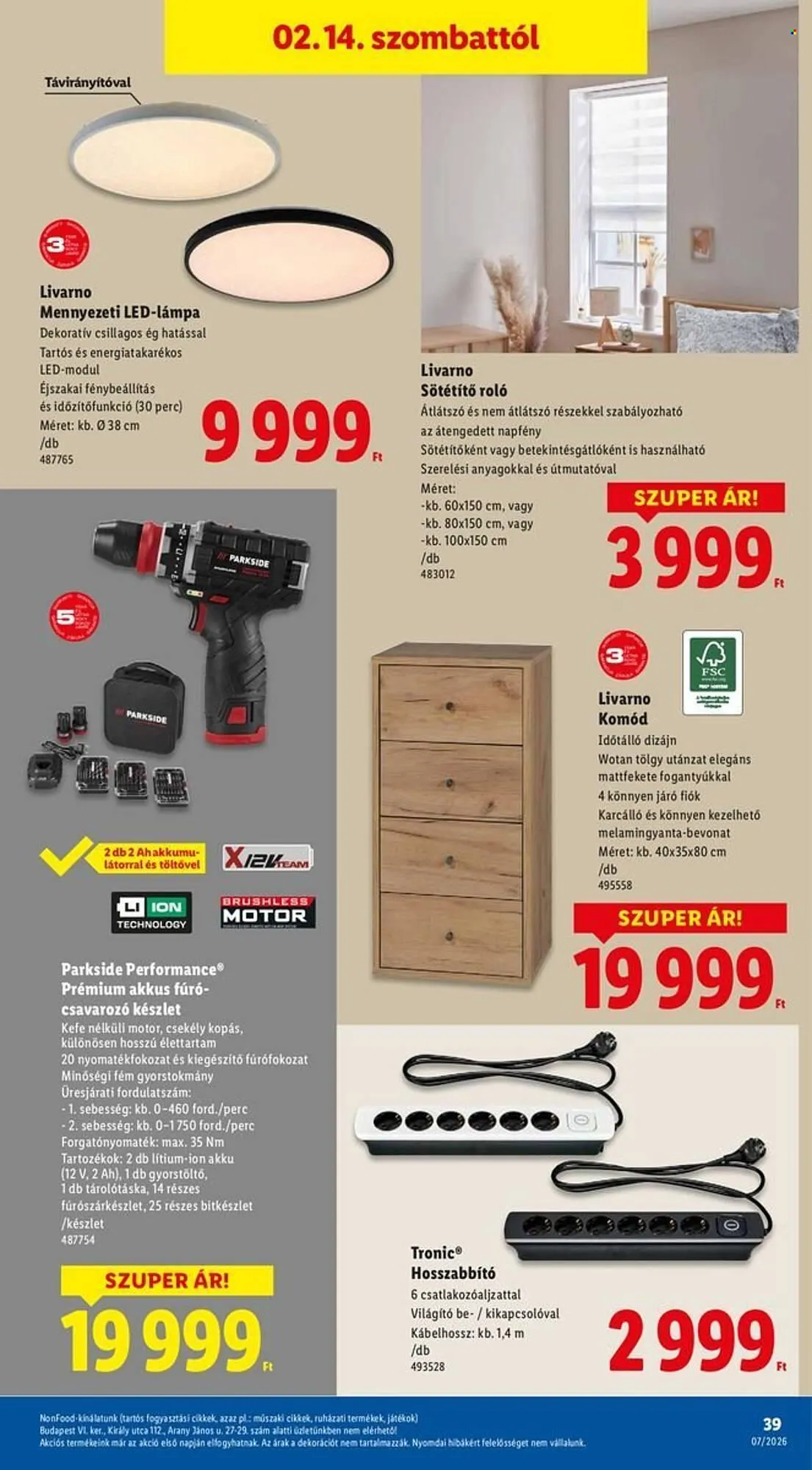 Katalógus Lidl akciós újság február 12.-tól február 18.-ig 2026. - Oldal 39